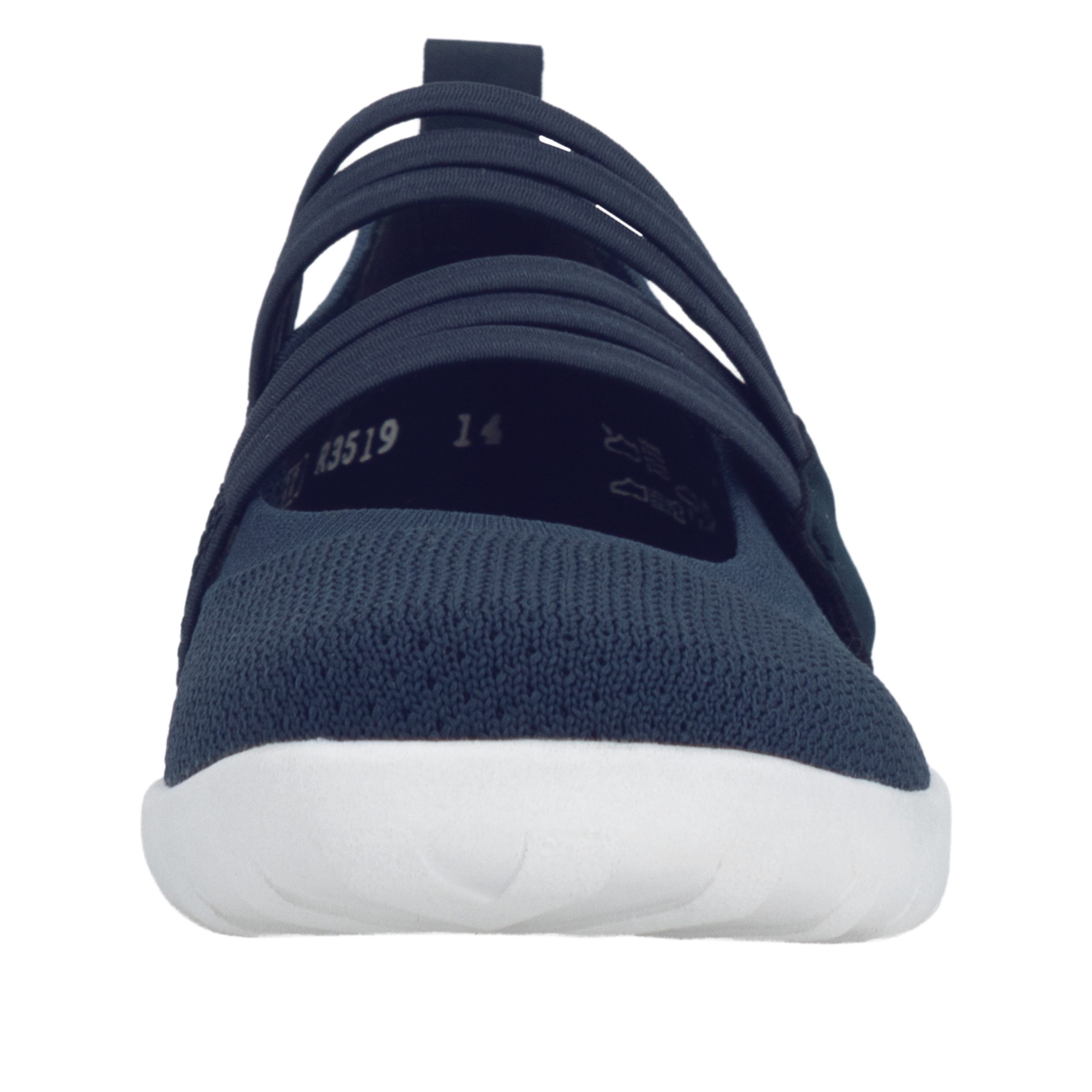 Remonte Riemchenballerina Slipper, Schlupfschuh, Sommerschuh, Klettschuh mit Softfußbett