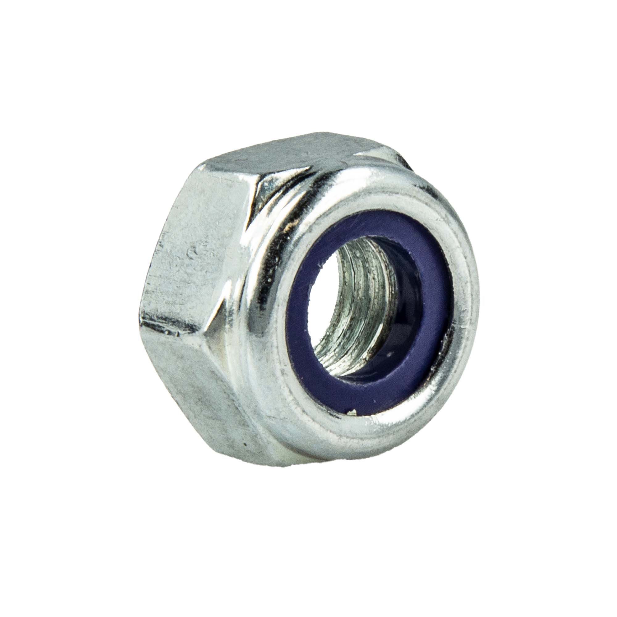 tecuro Muttern Sechskantmuttern, selbstsichernd, metrisch, 100 Stück DIN 985, Stahl