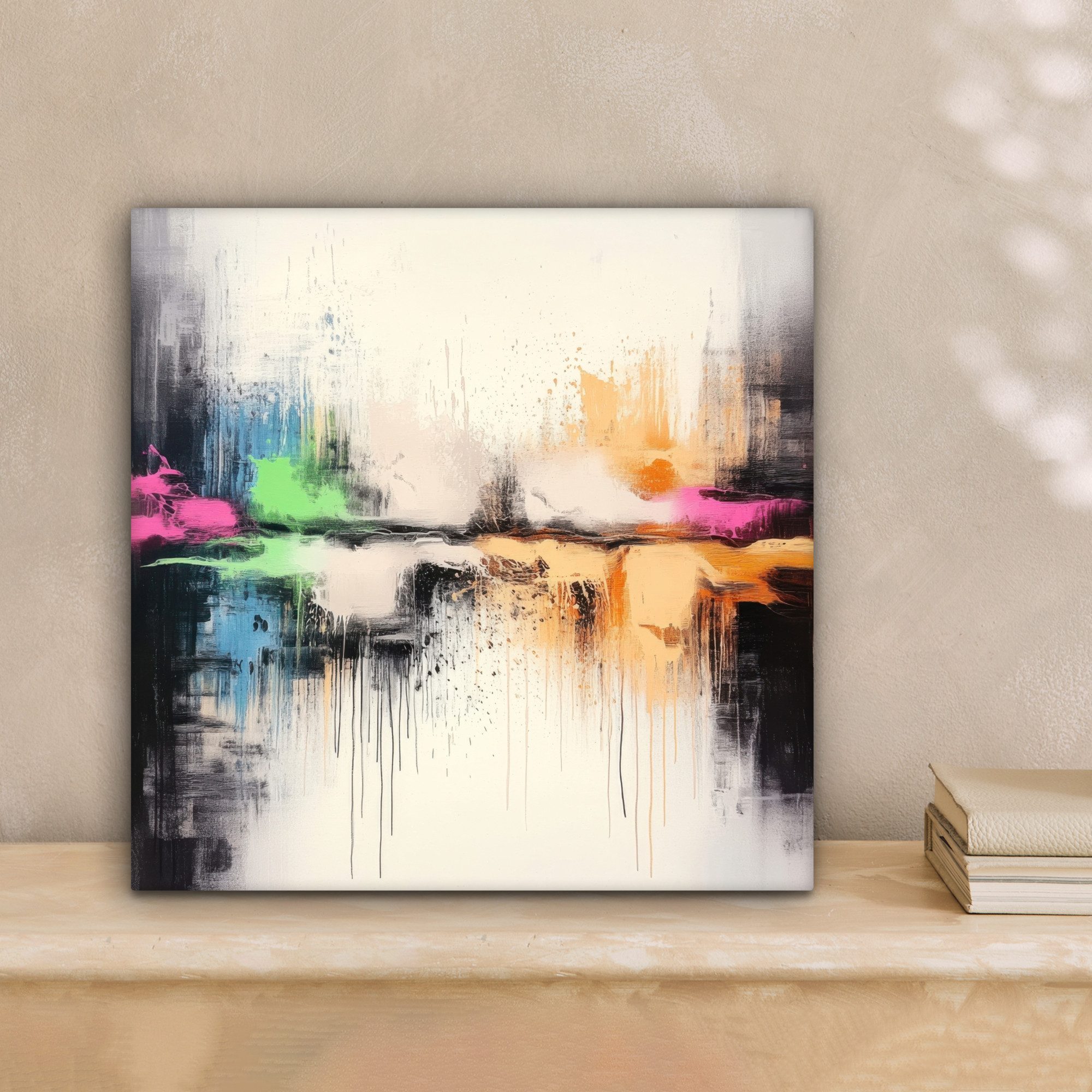 OneMillionCanvasses® Leinwandbild Abstrakt - Farbexplosion - Landschaft, Fo günstig online kaufen