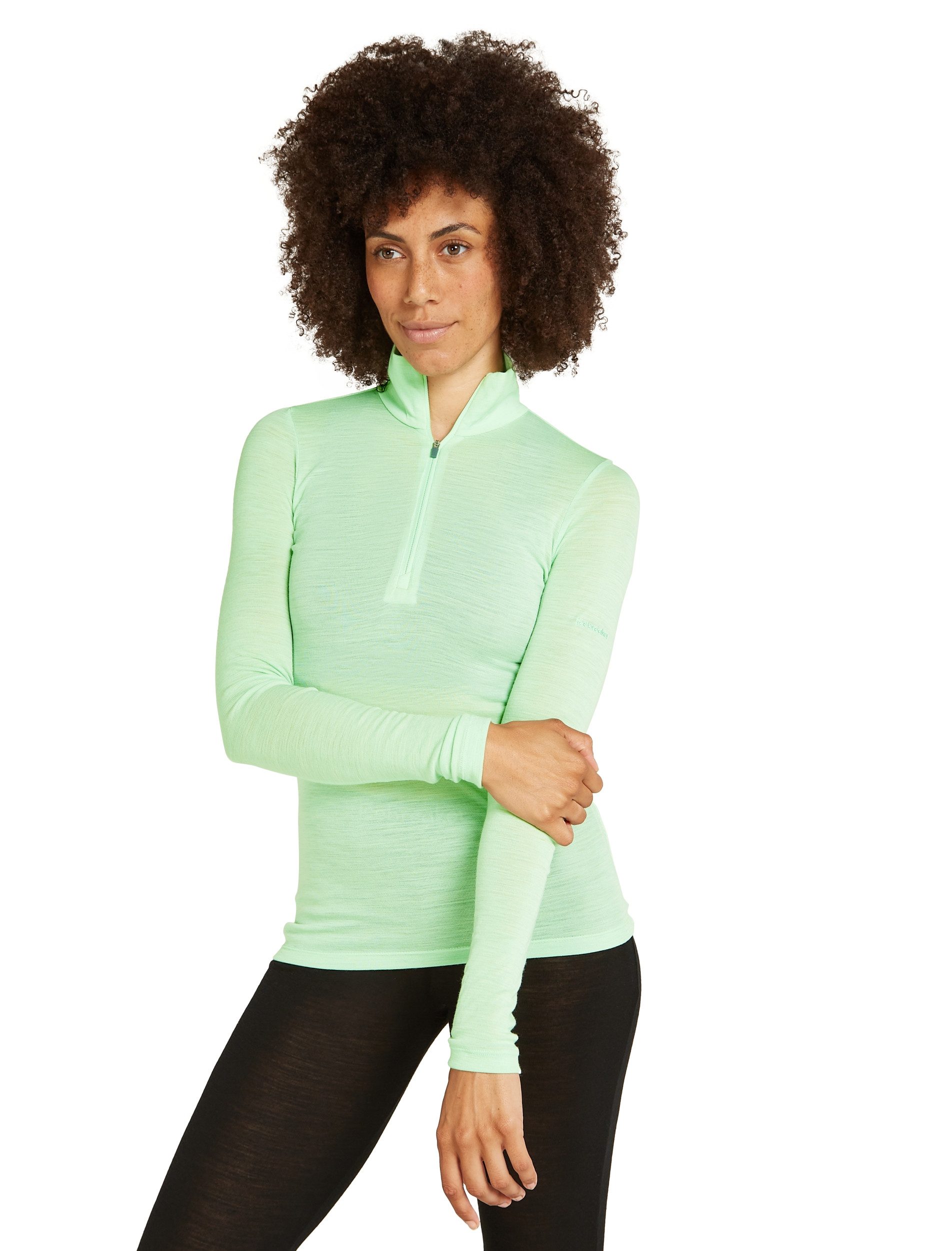 Icebreaker Rollkragenshirt W 175 Everyday LS Half Zip GLASS