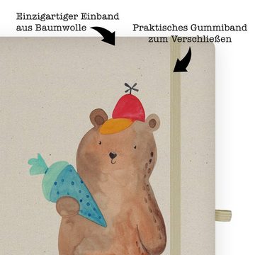 Mr. & Mrs. Panda Notizbuch Bär Schultüte - Transparent - Geschenk, Tagebuch, Schulanfang, Notize Mr. & Mrs. Panda, 96 Seiten