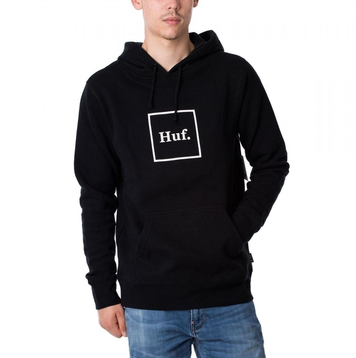 HUF Hoodie HUF Box Logo Hoodie Black