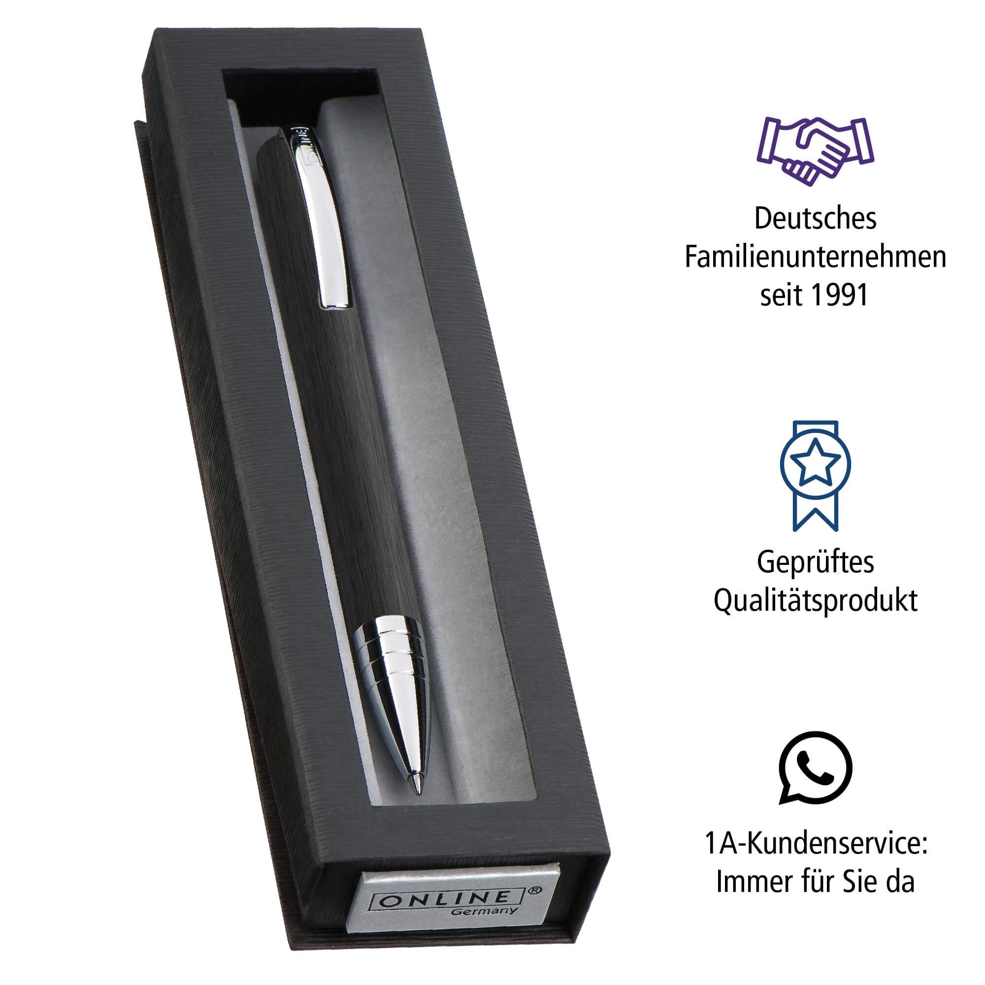 Drehkugelschreiber, Schwarz Online in Kugelschreiber Geschenkbox Vision Pen