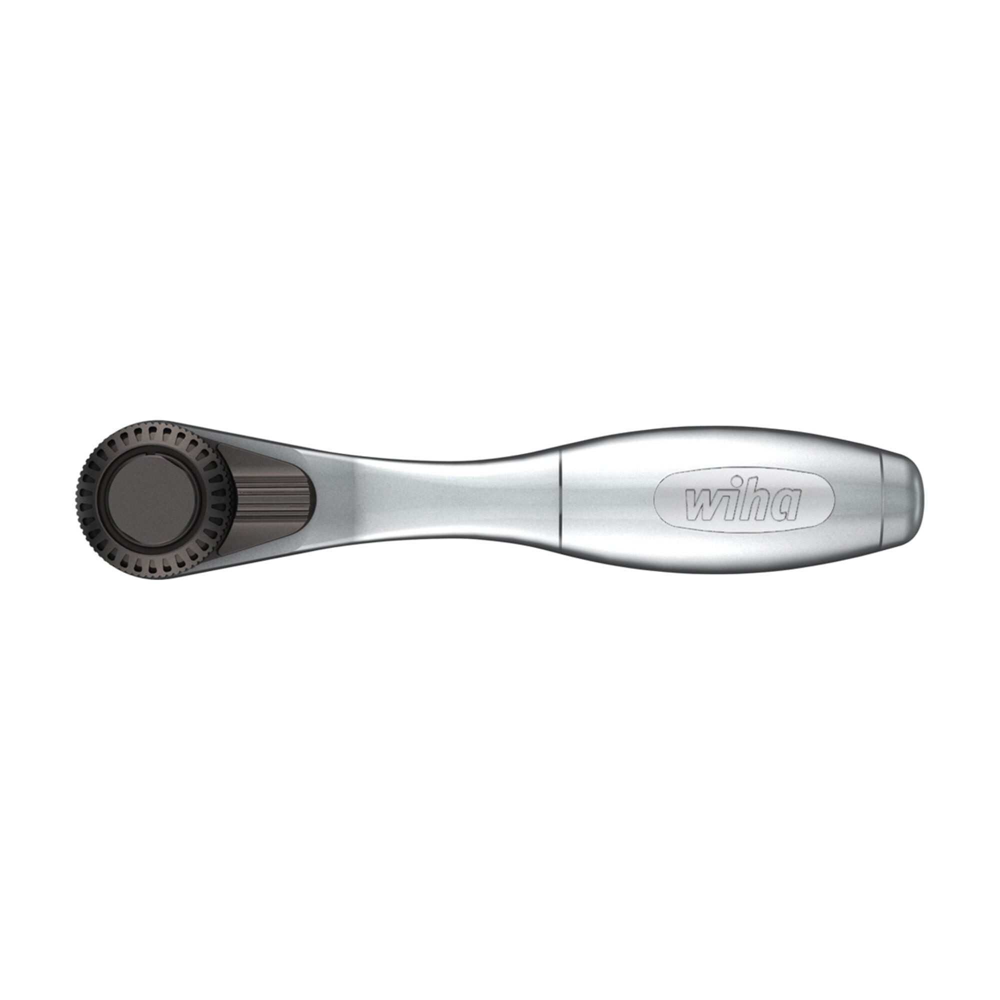 Wiha Ratsche Wiha Bit-Ratsche 90 mm mit Daumenrad Außensechskant 1/4" in Blister