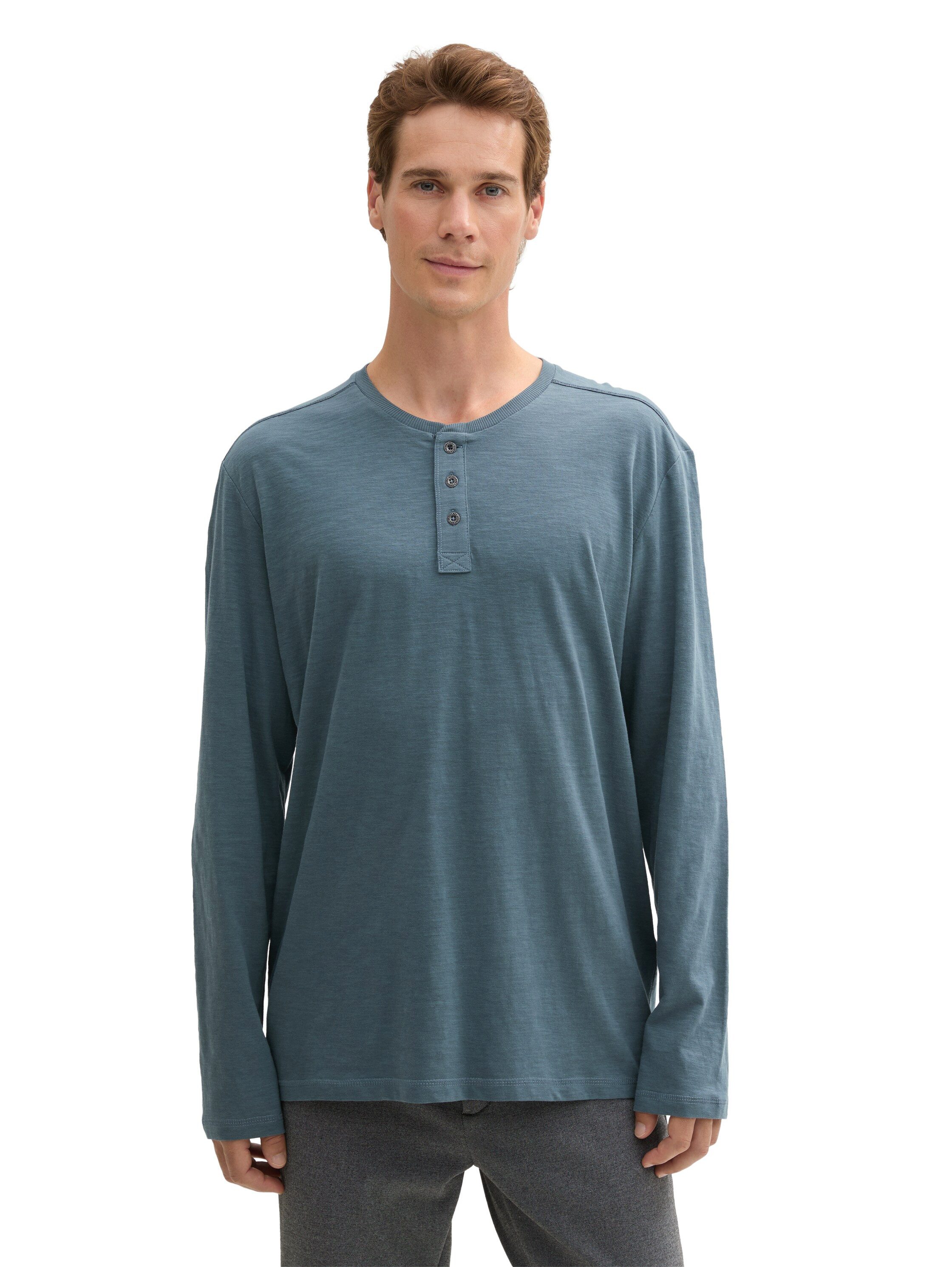 TOM TAILOR Henleyshirt mit Henley Ausschnitt günstig online kaufen