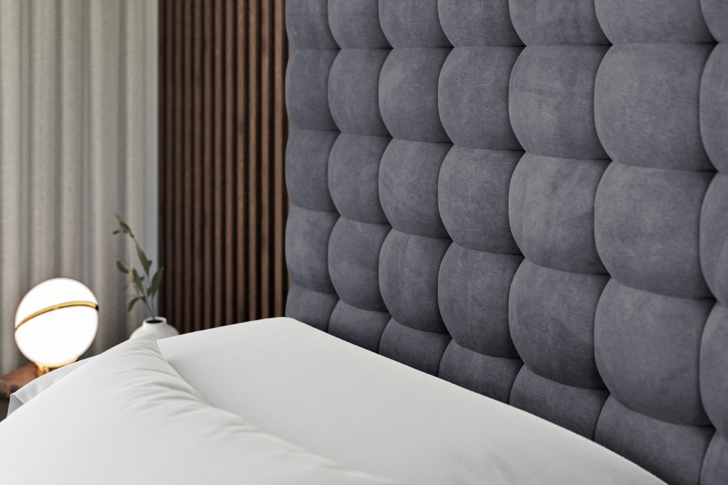 ALTDECOR Boxspringbett VIONE-Z KING (mit Matratze und Lattenrost Topper Polsterbett mit Bettkasten Boxbett), H4 Multipocket, H3 Bonellfederung, Doppelbett Sprin – Bild 5 von 5