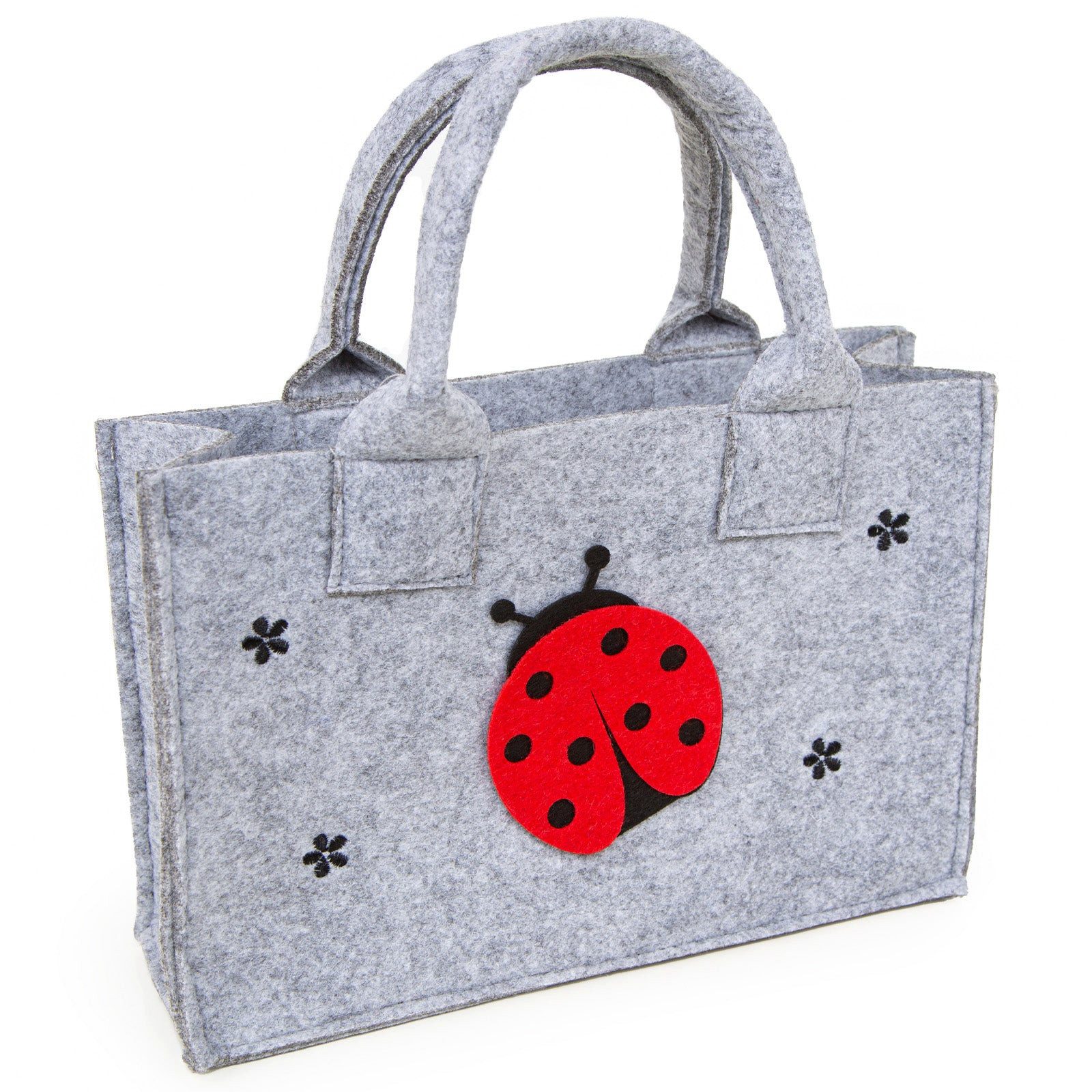 Logbuch-Verlag Dekofigur Kleine Filztasche Marienkäfer Glücksbringer - Gesc günstig online kaufen