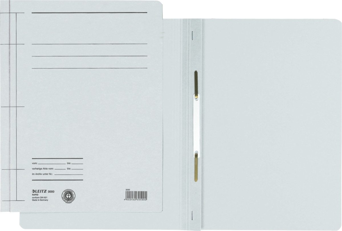 LEITZ Hefter Schnellhefter Rapid A4 Karton weiß