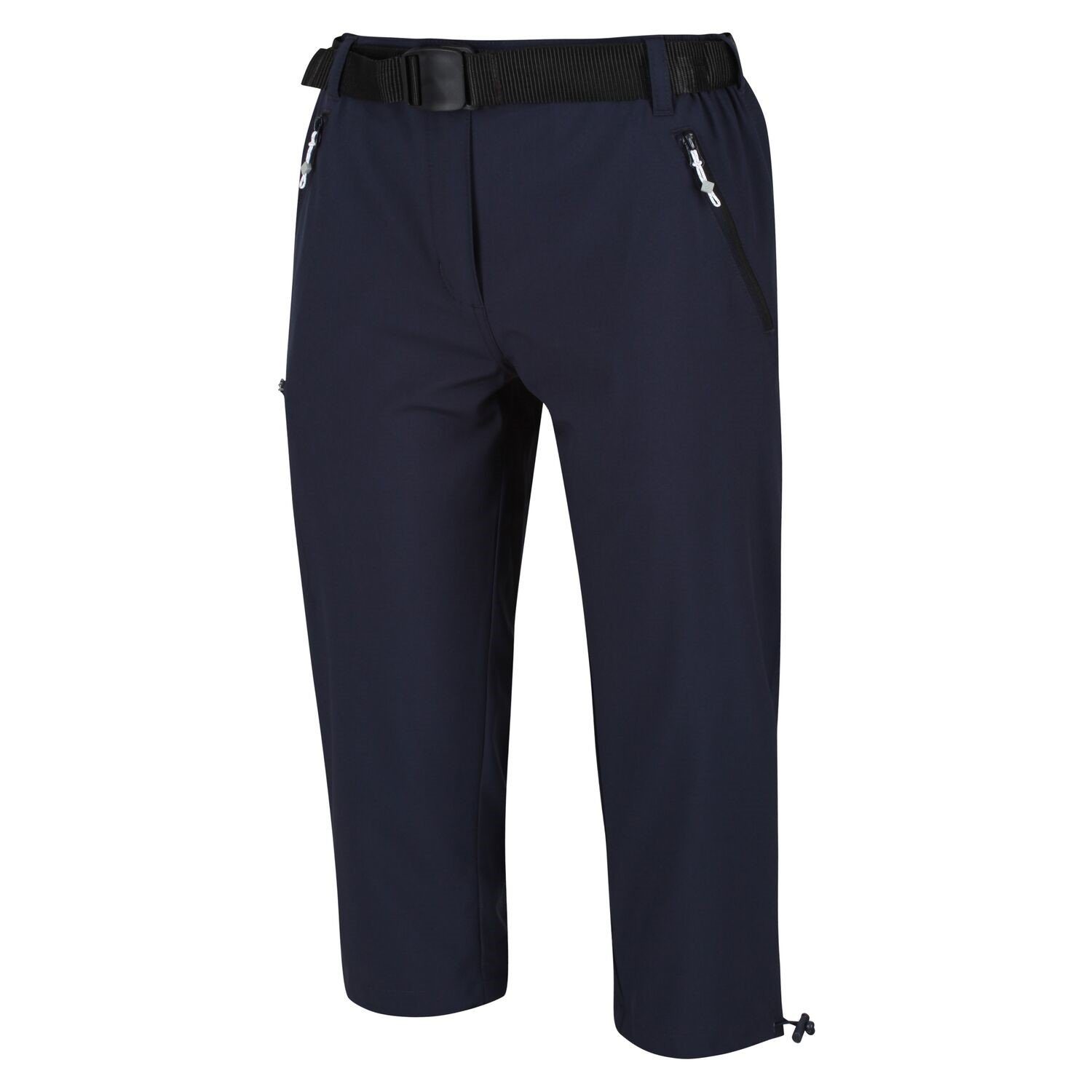 Regatta Outdoorhose 3/4 Hose wasserabweisend Damen Capri leicht und (0-tlg) Blau