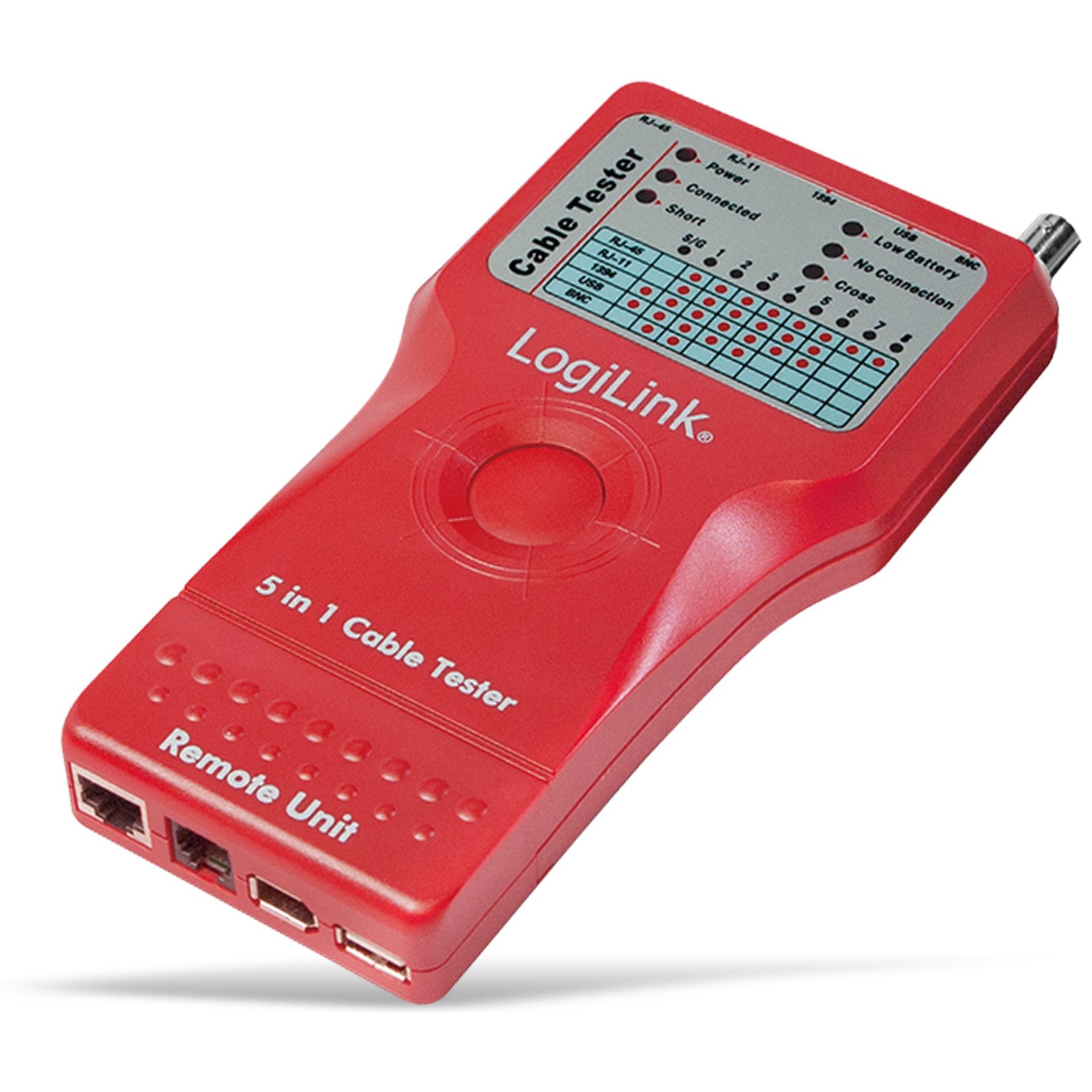 LOGILINK Netzwerk-Kabeltester Netzwerkkabel