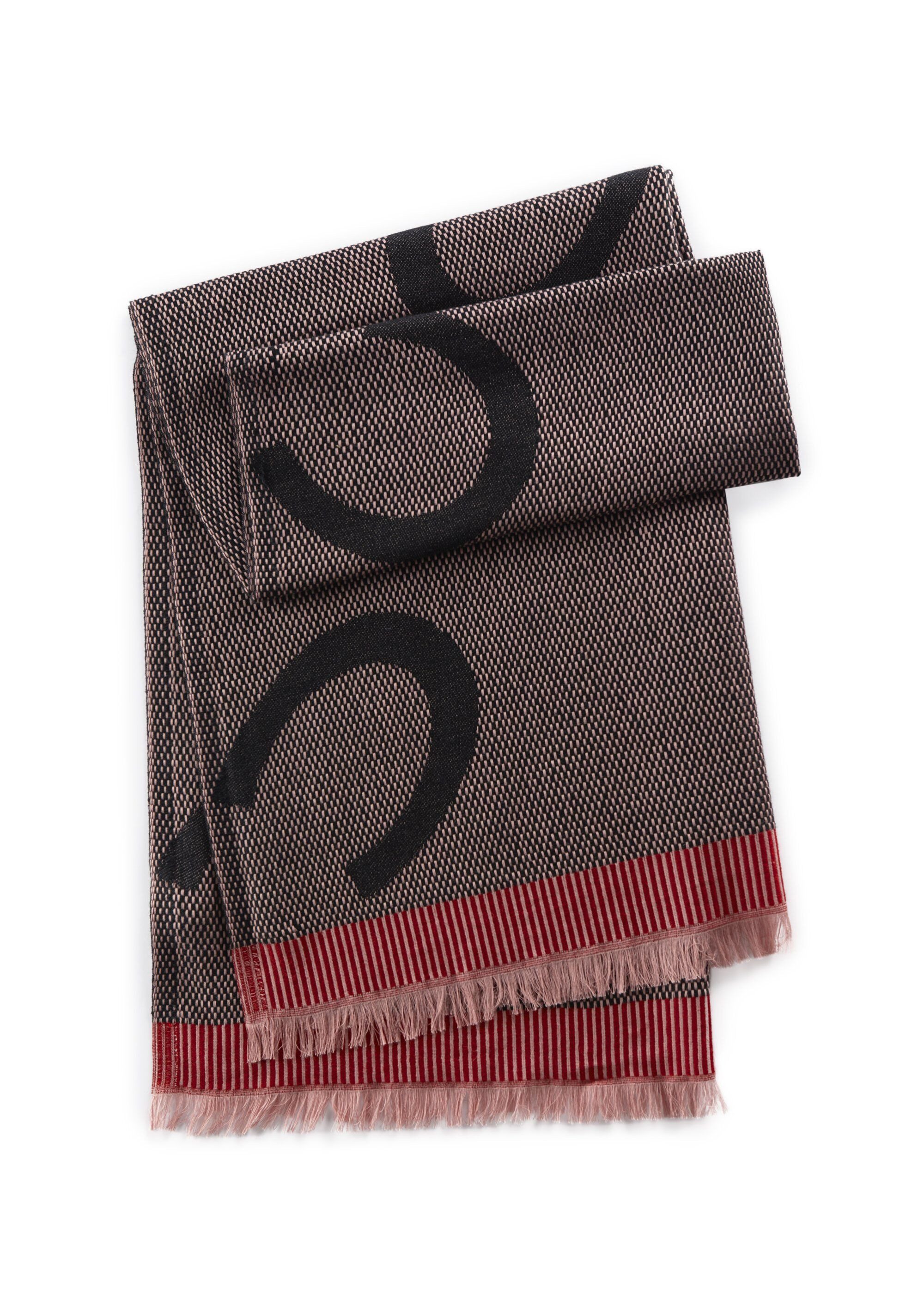 Codello Modeschal, (1-St), mit dezentem Monogramm-Muster