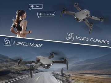 NEHEME NH525 Drohne mit Kamera für Kinder, Faltbare Drohne (1080P, mit 2 Akku Lange Flugzeit Live Übertragung Spielzeug Drohne App)