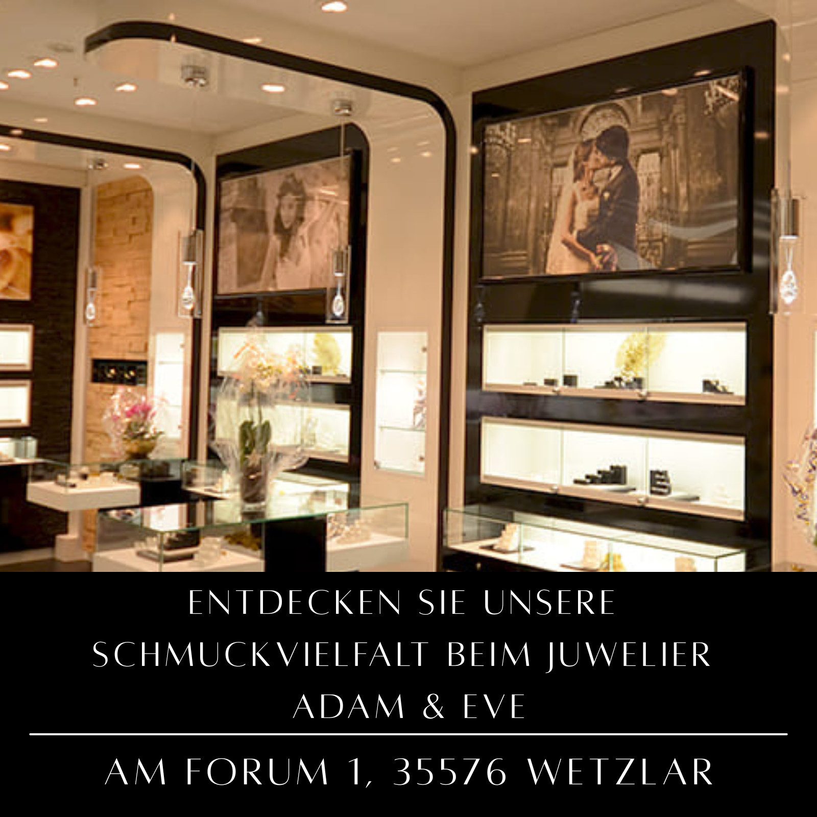 Adam & Eve Verlobungsring 375/- Gelbgold oder Weißgold 0,08 ct. - Brillantring (mit Ringbox, Diamantring, AE07), inklusive Echtheitszertifikat - Gravur möglich