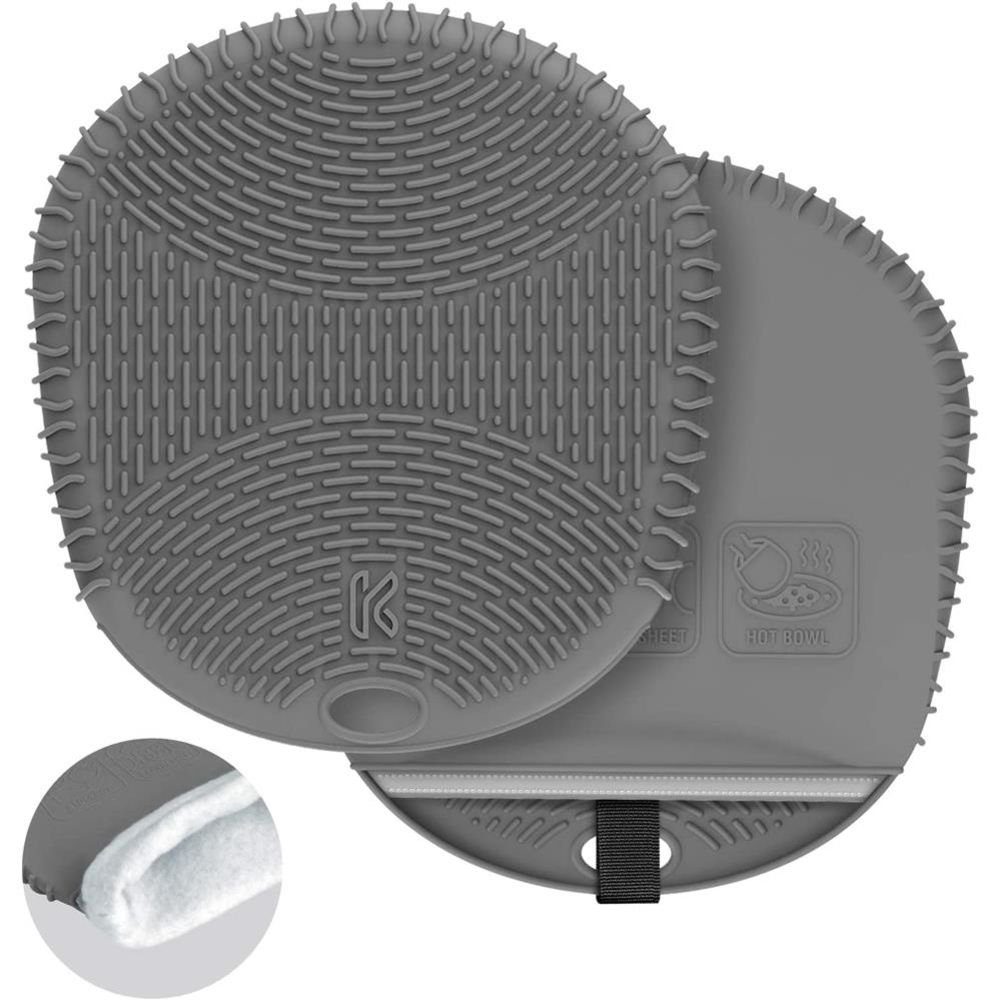 KozyGear Topflappen Silikon Ofenhandschuhe 2 Stück, Topflappen, Topfhandsch günstig online kaufen