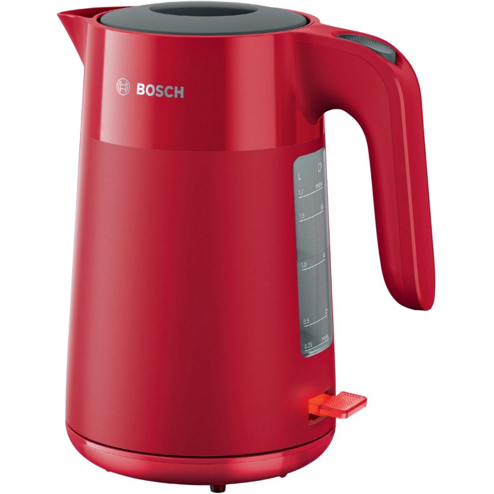 BOSCH Wasserkocher TWK2M164 My Moment - Wasserkocher - rot, 1,7 l, 2400 W