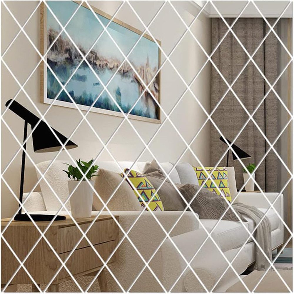 Coonoor 3D-Wandtattoo Spiegel-Wandaufkleber, kein Glas, Spiegel, günstig online kaufen