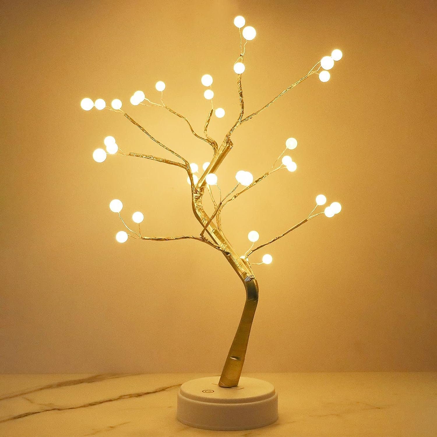 HYTIREBY LED-Leuchtzweig LED Lichterbaum, Verstellbare Zweige, USB Tischlampe, für Zuhause Party Geburtstag Hochzeit Innendekoration