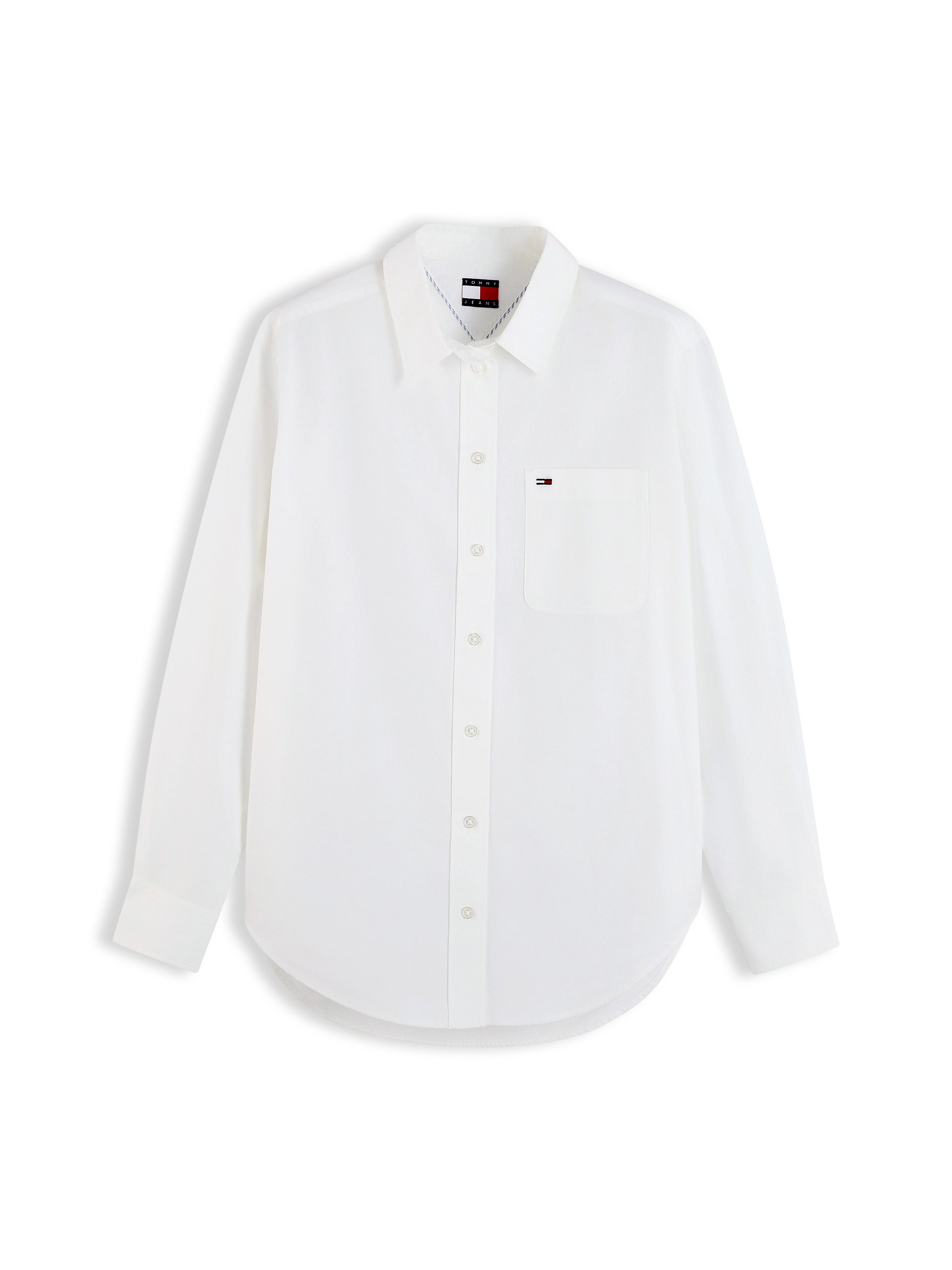 Tommy Jeans Langarmbluse TJW RLX ESSENTIAL SHIRT Baumwolle, relaxed fit – Bild 5 von 5