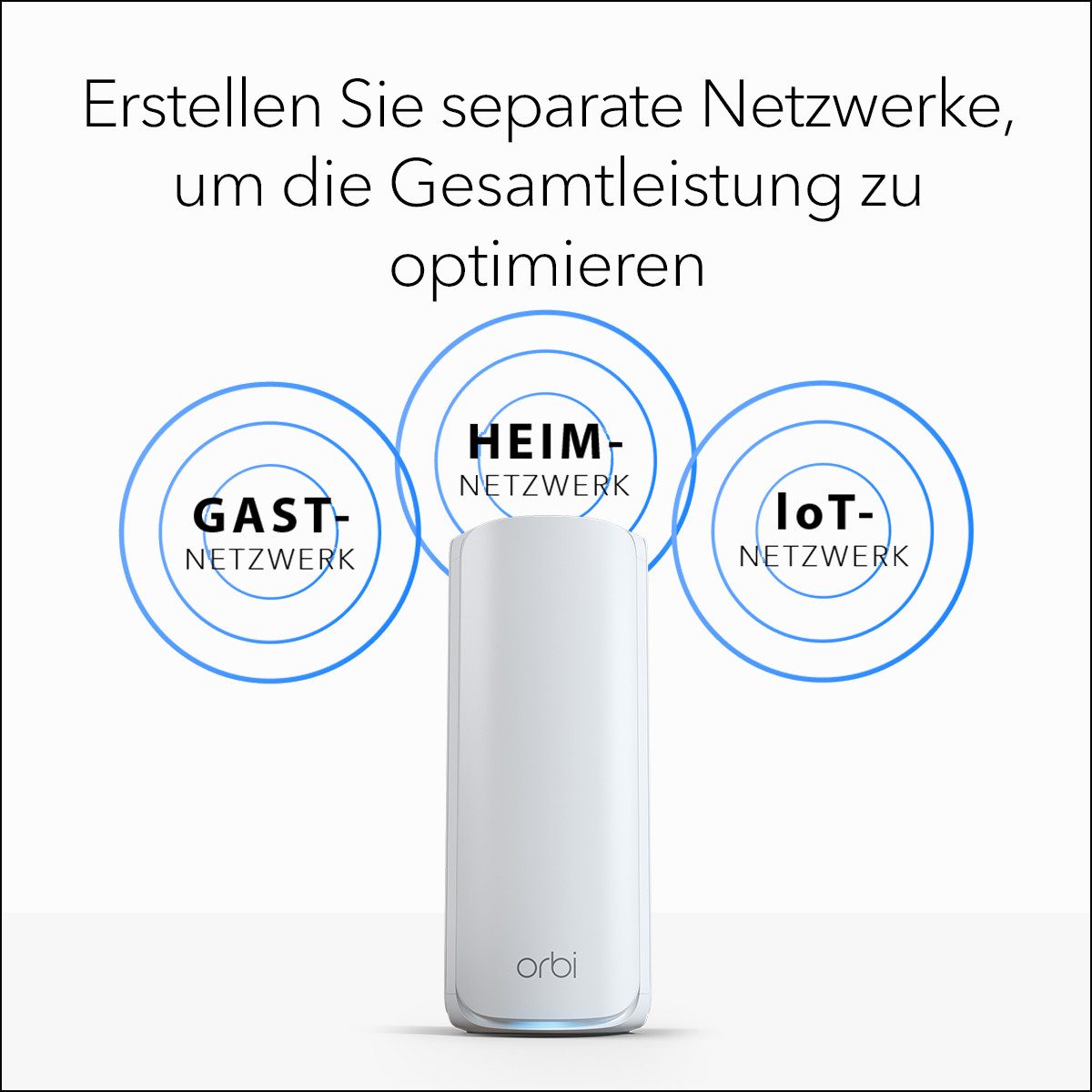 NETGEAR Orbi 770 RBE773 WiFi 7 Mesh-Router 3er-Set Mobiler Router, 3 ...