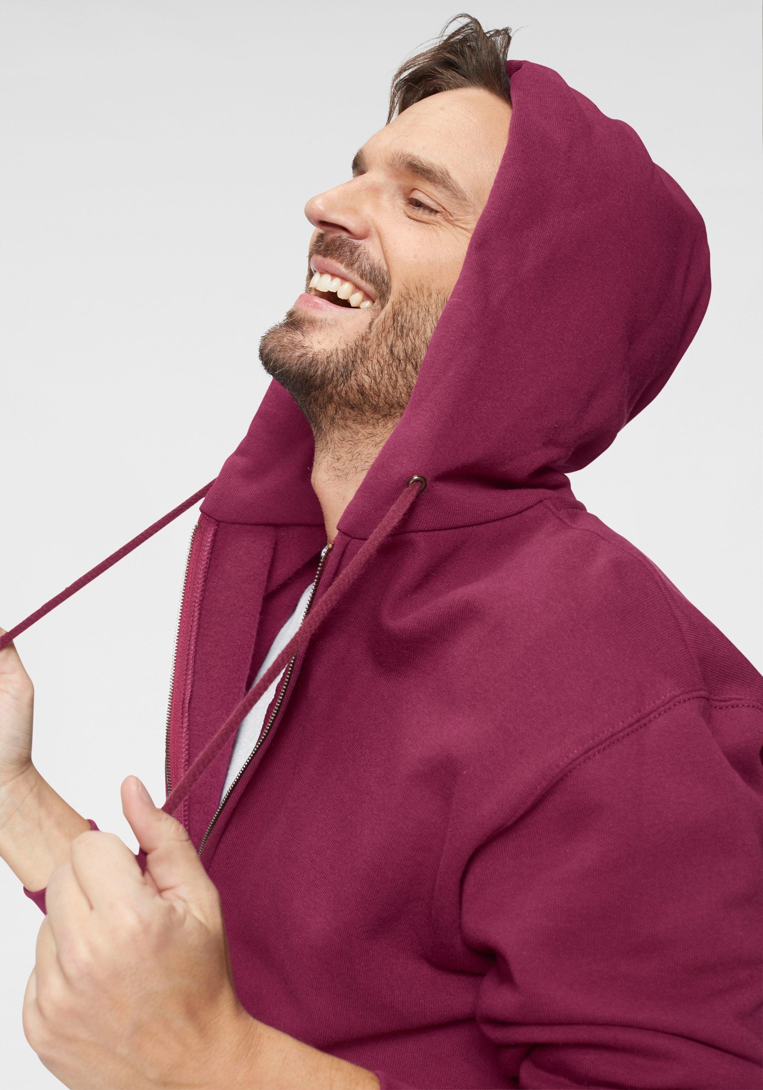 Fruit of the Loom Kapuzensweatjacke mit Kängurutasche