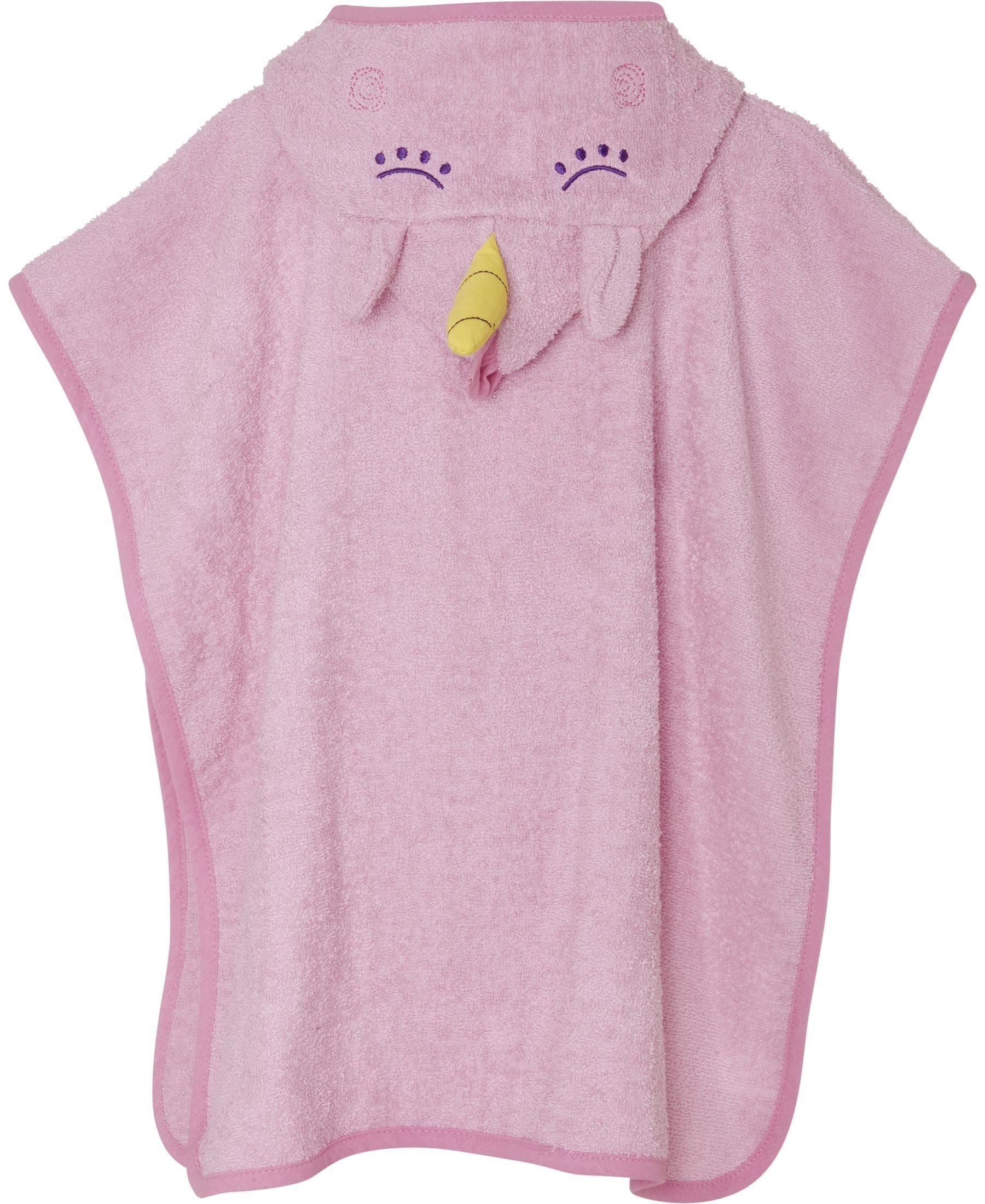 Playshoes Badeponcho Frottee-Poncho Einhorn, Baumwolle