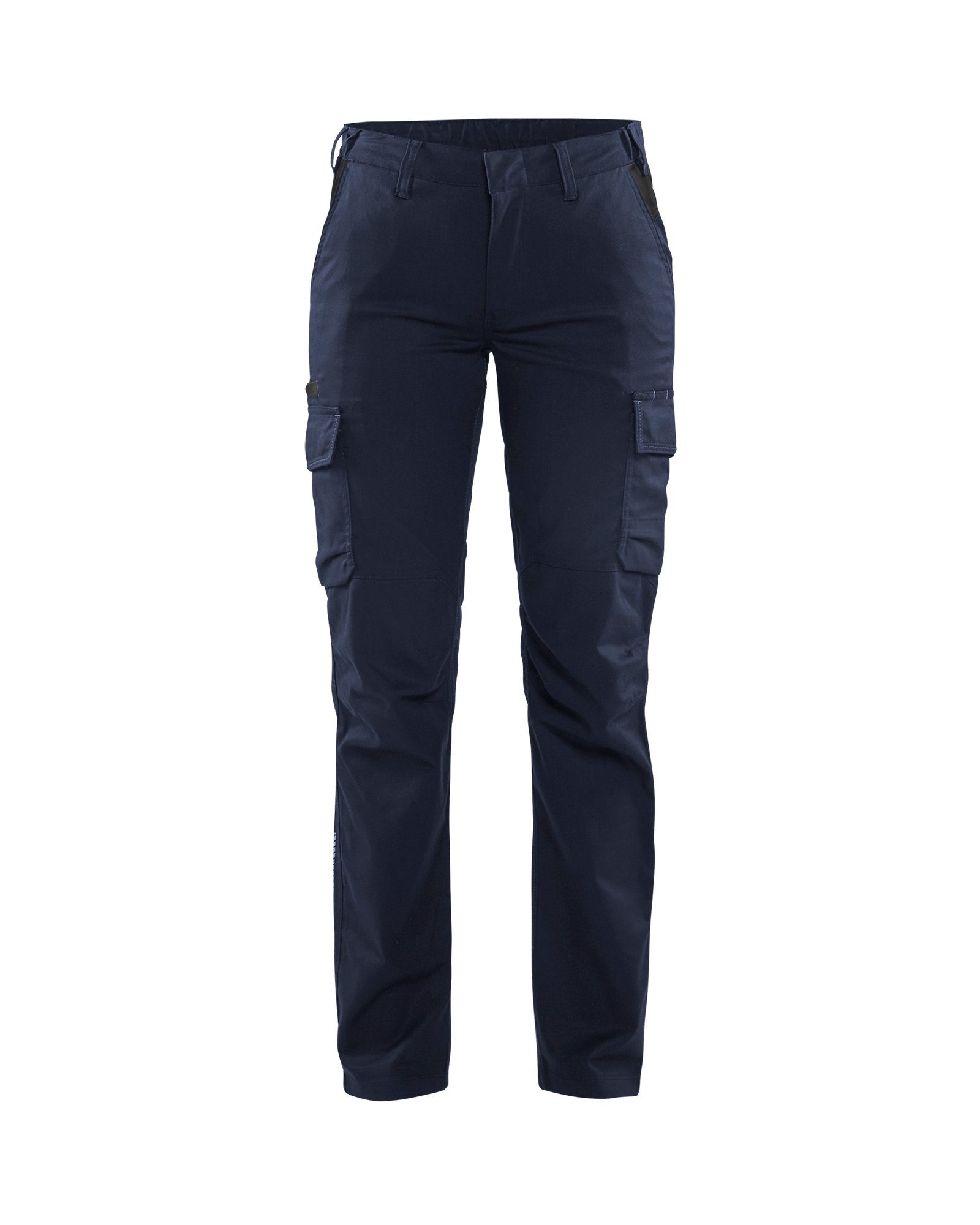 BLÅKLADER Arbeitsbundhose Damen Industrie Arbeitshose Stretch (1-tlg) dunkel marineblau/schwarz