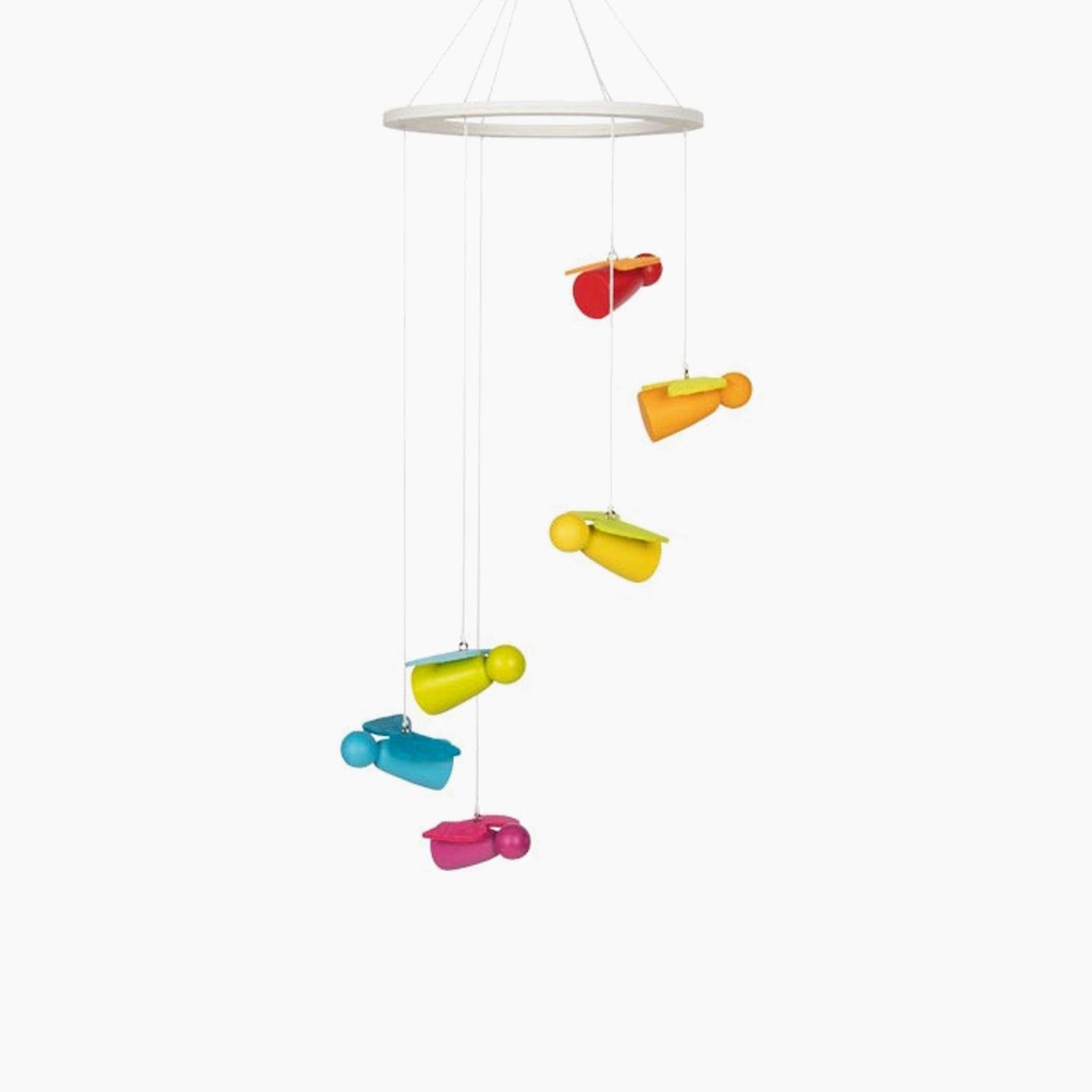 goki Mobile Mobile Engel, (packung, 6-tlg., set), farblich abgestimmte Flügel aus Filz