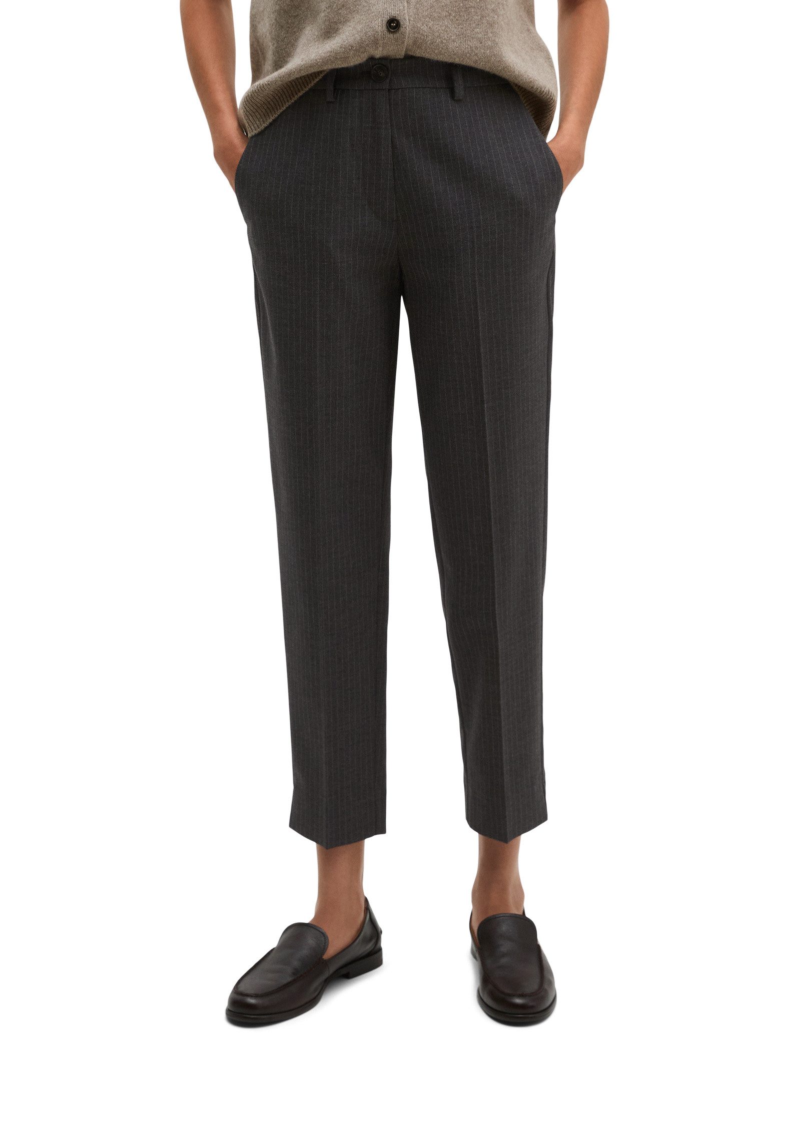 Marc O'Polo Chinohose aus garngefärbtem Polyester-Viskose-Mix