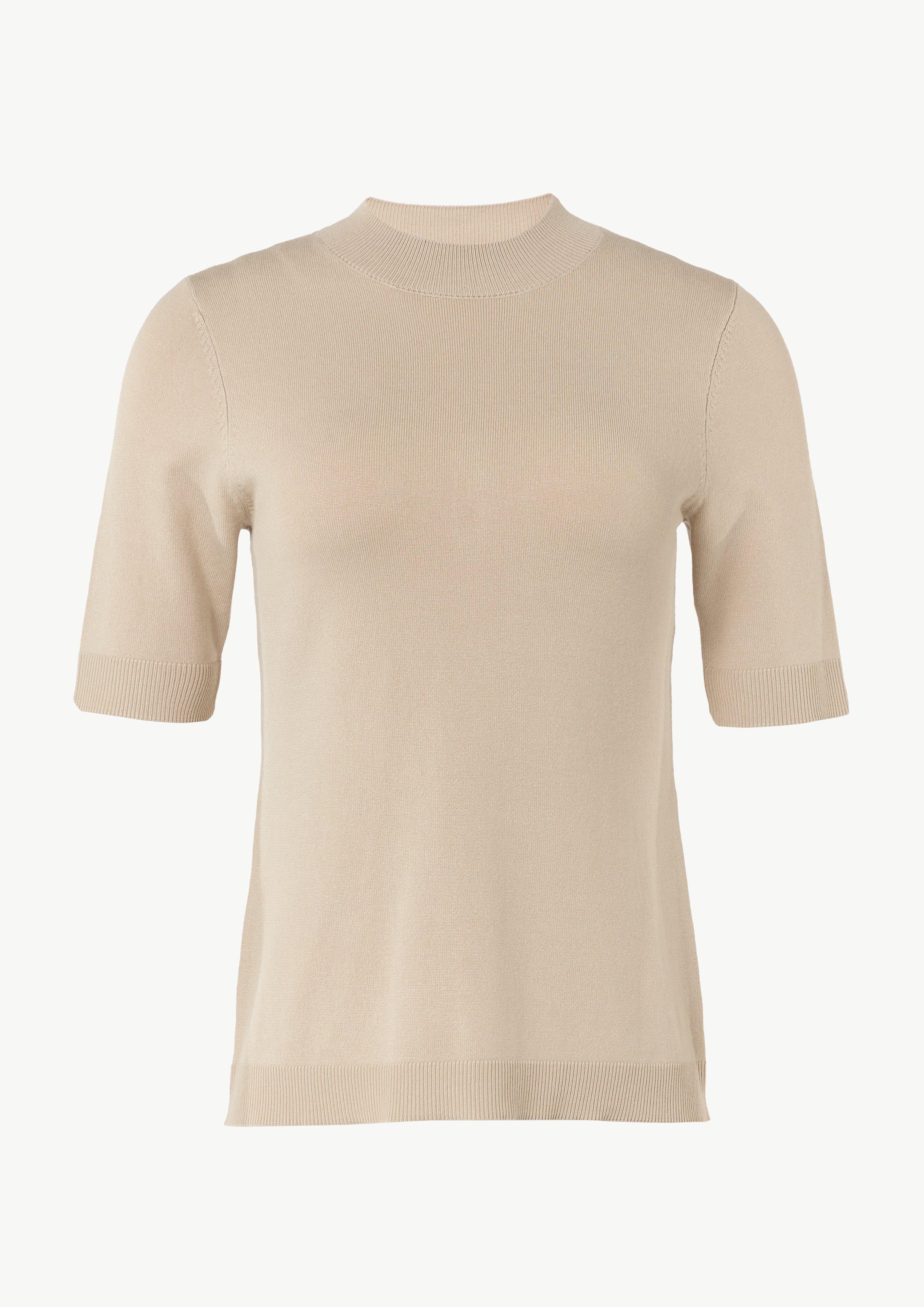 Kurzarmshirt Strickpullover im Slim Fit
