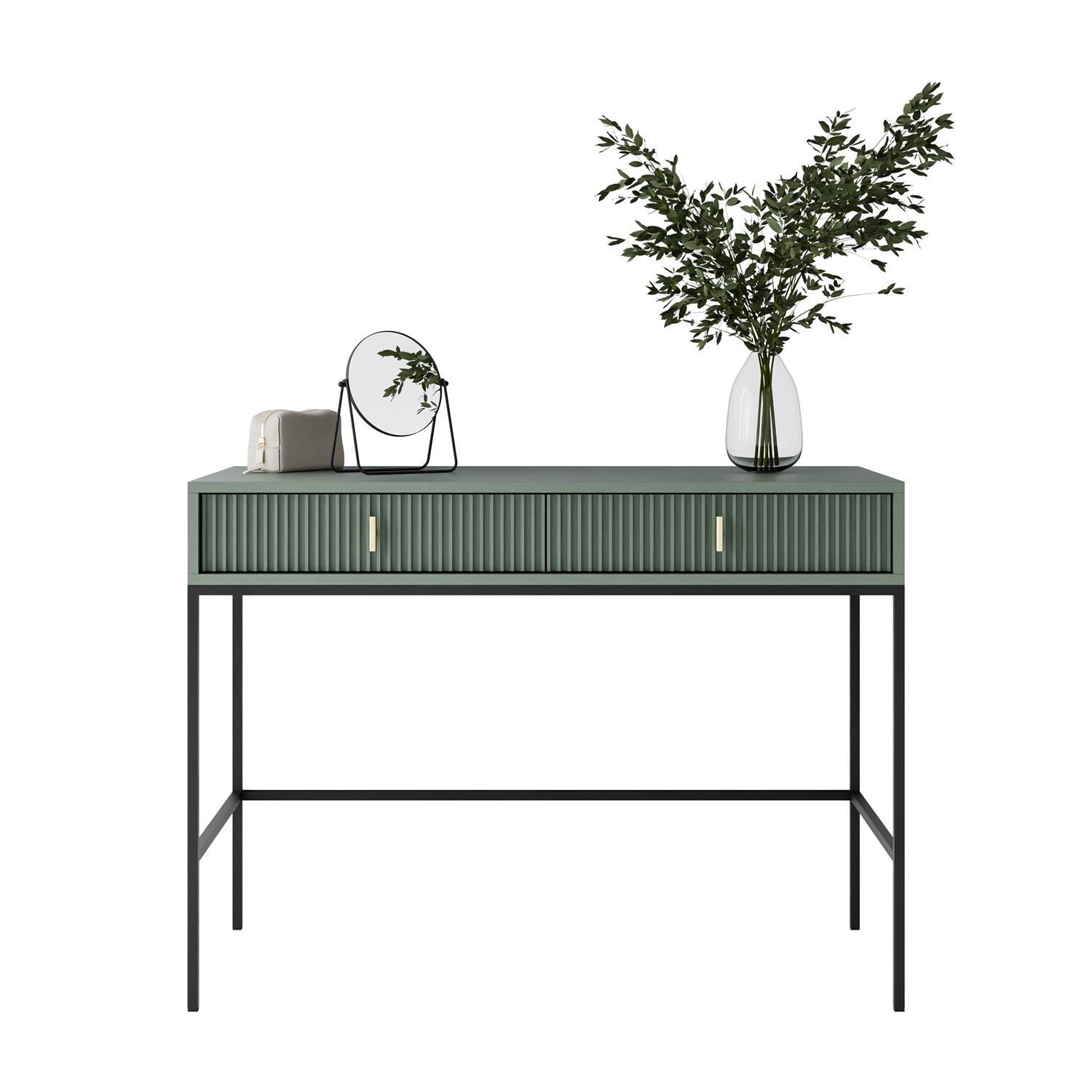 Lookway Konsole MIDNIGHT mit Schubladen auf Gestell, Breite 104 cm