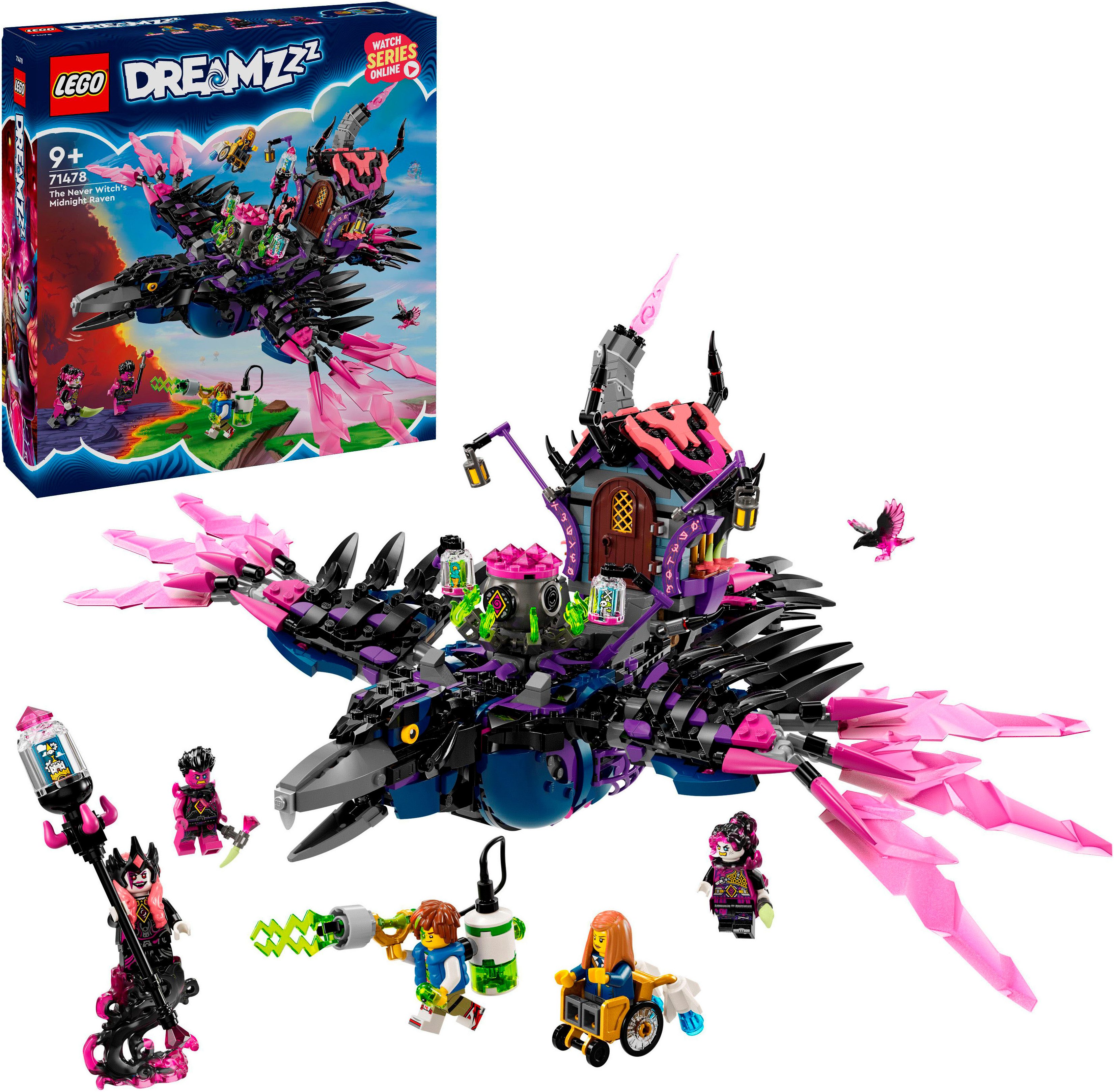 LEGO® Der Mitternachtsrabe der Nimmerhexe (71478), günstig online kaufen