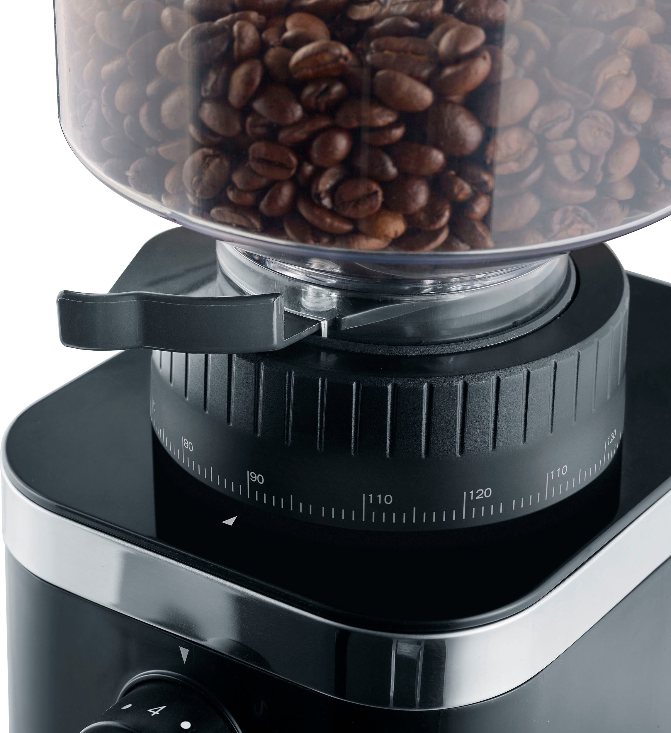 Graef Kaffeemühle CM 502, schwarz, Kegelmahlwerk W, 135