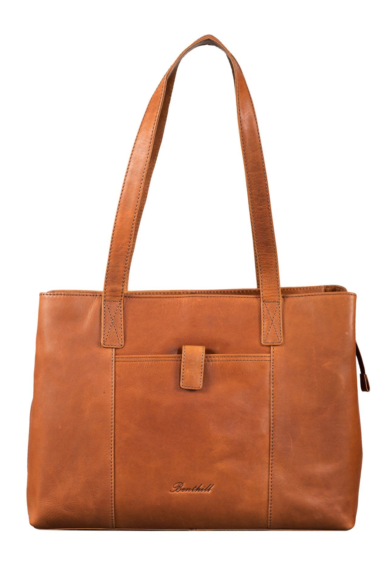 Benthill Henkeltasche Echt Leder Damen Tasche Handtasche Große Vintage Umhä günstig online kaufen