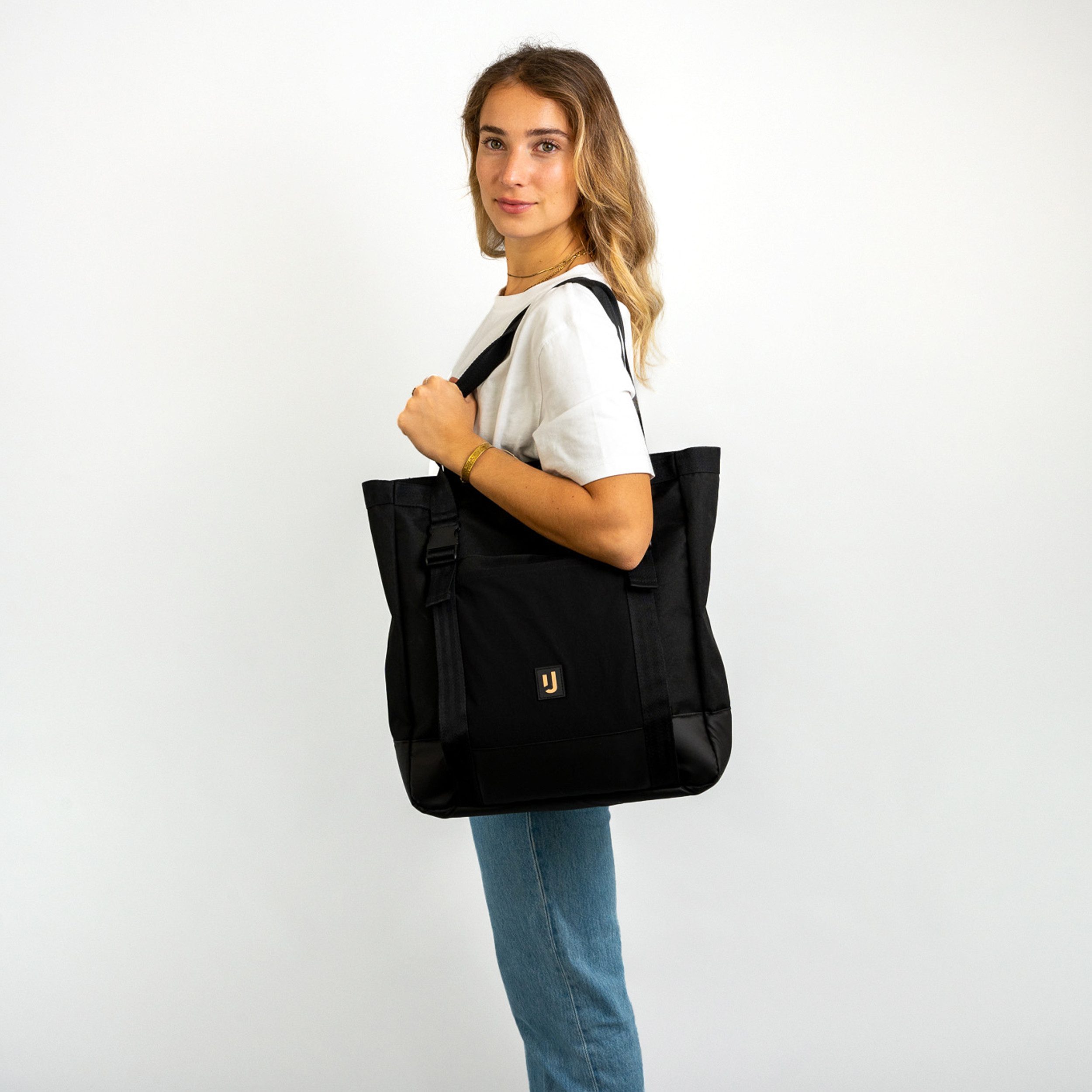 Johnny Urban Shopper Jessy Tote Bag mit Picknickdecke (1-tlg), Geräumiger Shopper inklusive Picknickdecke und Flaschenöffner