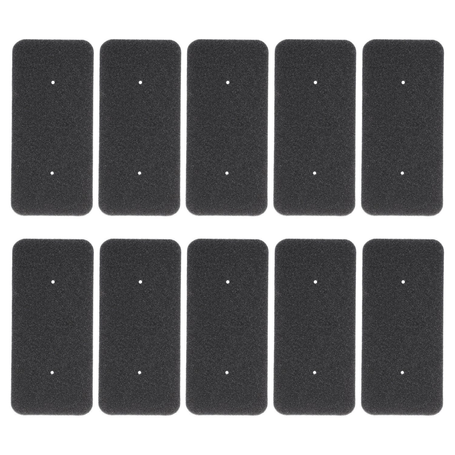 McFilter Ersatzfilter (10 Stück) Schwammfilter geeignet für Candy Hoover Filter 40006731, Zubehör für Trockner, Filterschwamm für Wärmepumpentrockner, I 275 x 125 mm I Sockelfilter, Flusenfilter, abwaschbar