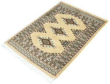 Teppich Buchara Teppich handgeknüpft beige, morgenland, rechteckig, Höhe: 6 mm