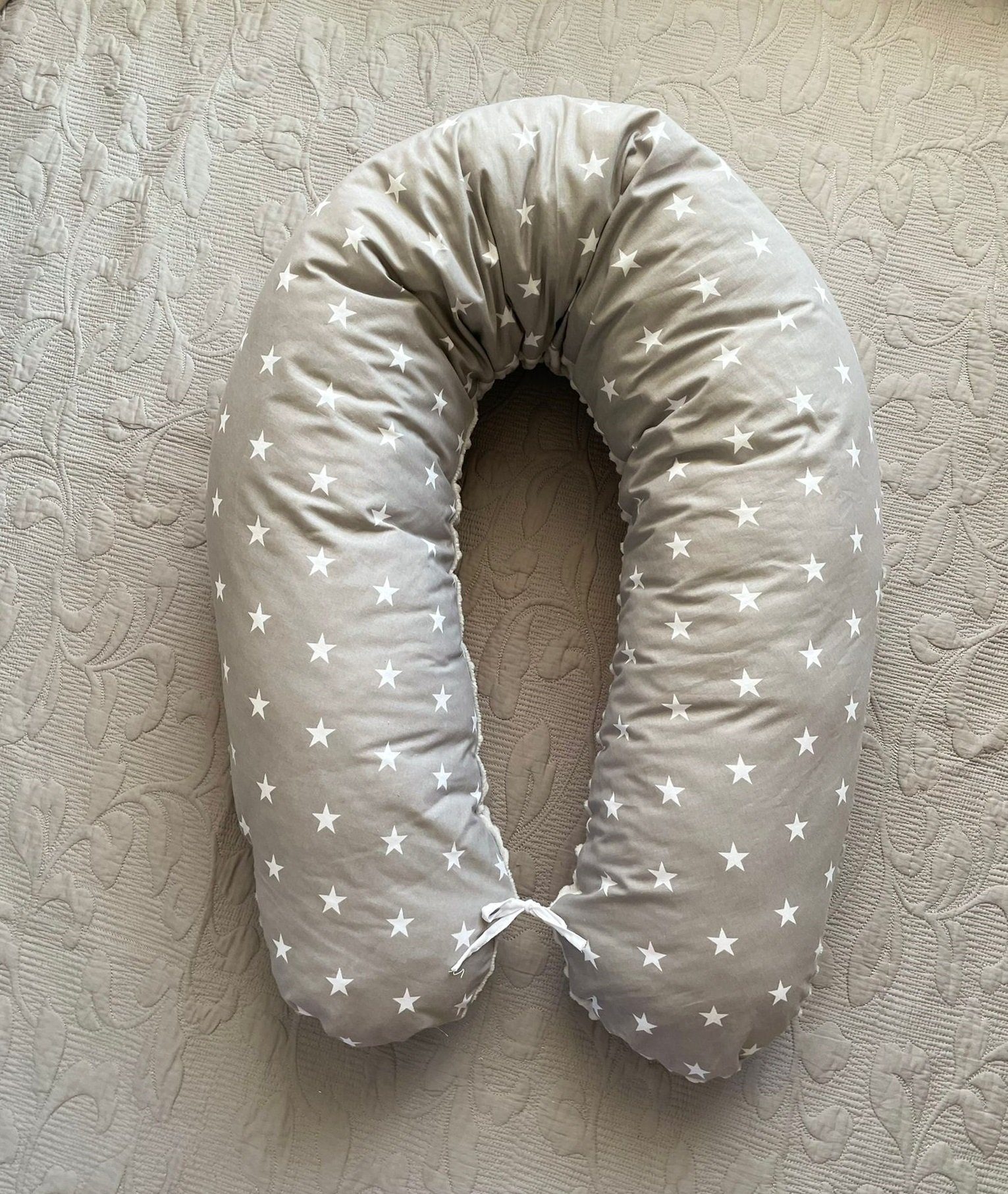 Loolay Stillkissen MINKY/ Baumwolle Seitenschläferkissen GRAU günstig online kaufen