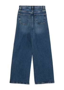 s.Oliver Stoffhose Jeans / Regular Fit / Super High Rise / Wide Leg Waschung
