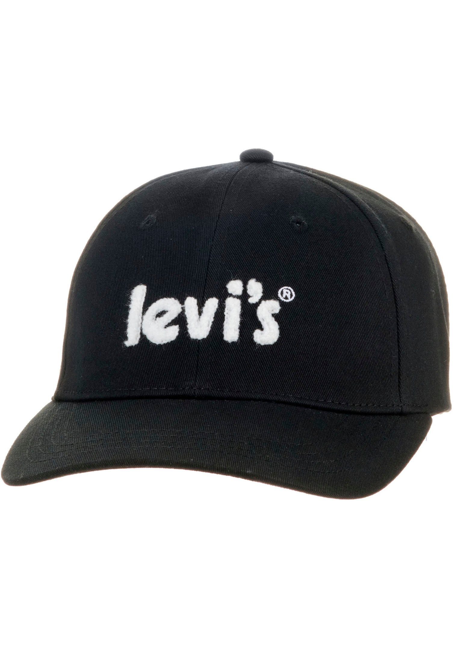 Levi's® Baseball Cap UNISEX POSTER black CAP LOGO