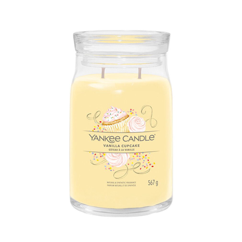 Yankee Candle Duftkerze Aromatic candle Signature glass large Vanilla Cupca günstig online kaufen