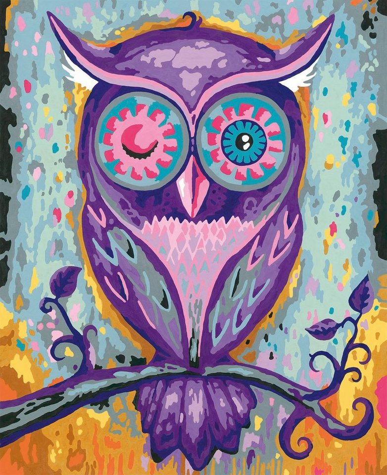 Thumbnail - Ravensburger Malen nach Zahlen CreArt, Dreaming Owl, Made in Europe