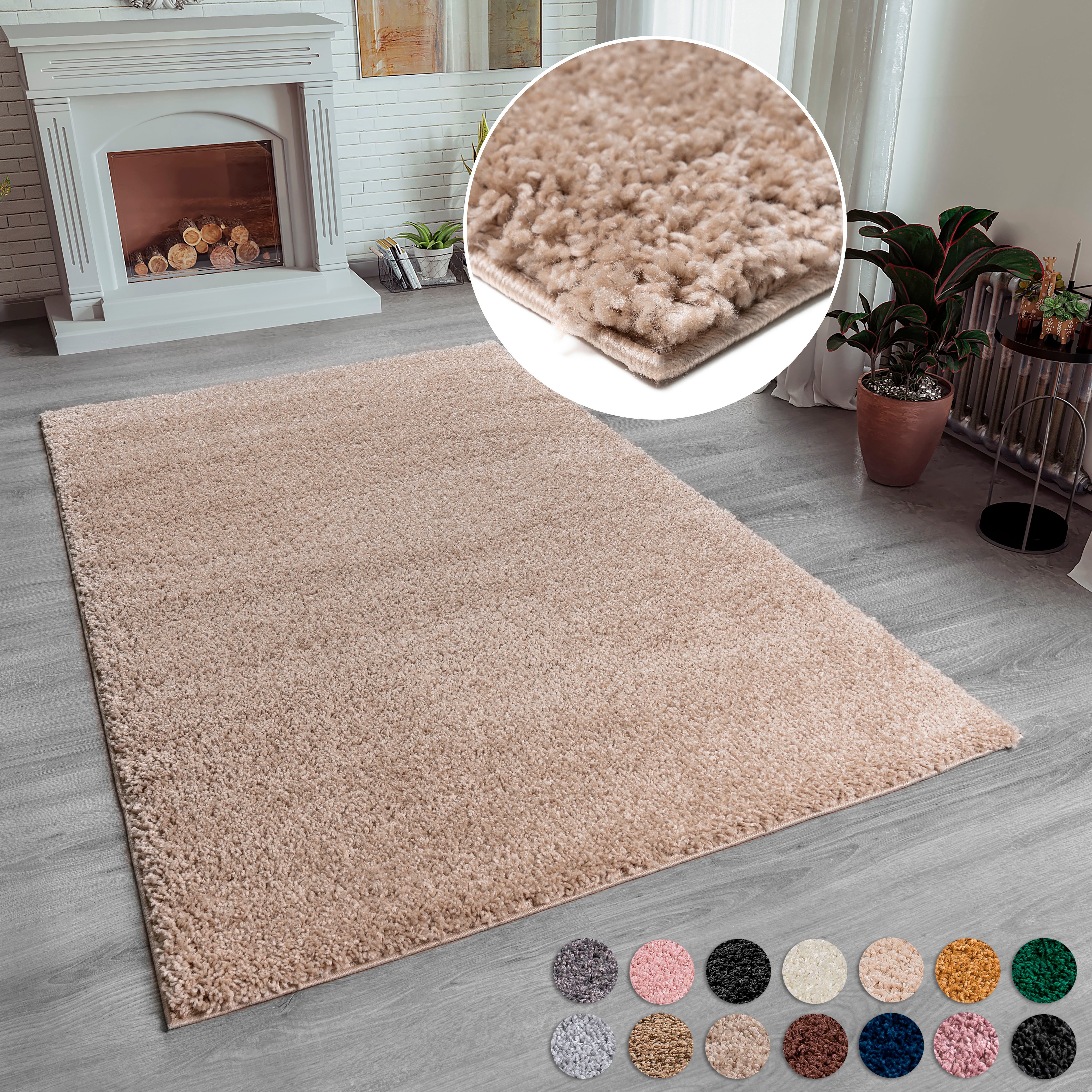 OTTO home Hochflor-Teppich Viva Shaggy, in Standard- und Premium-Qualität, günstig online kaufen