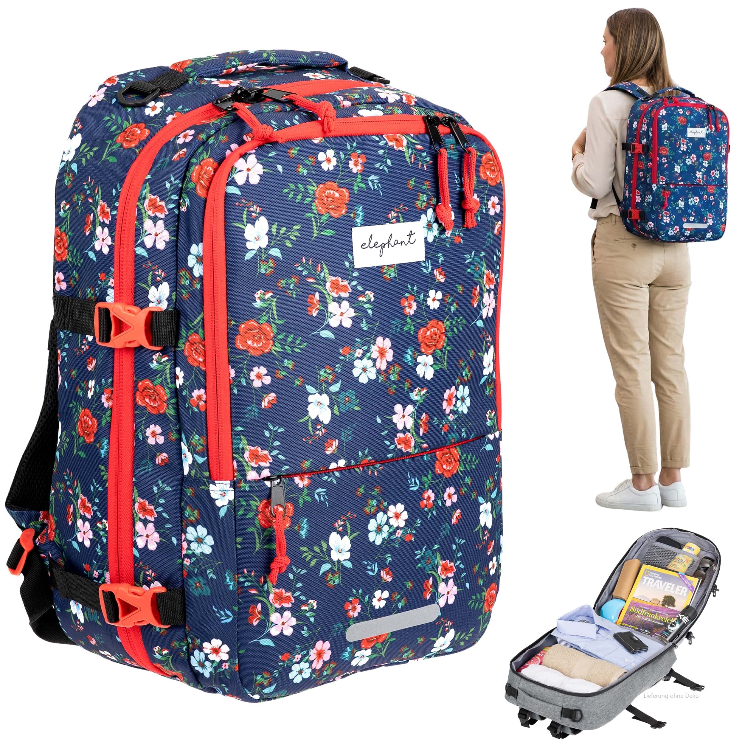 ELEPHANT Rucksack Handgepäck Flugzeug Laptop Fach Geheimtasche Daypack, Rei günstig online kaufen