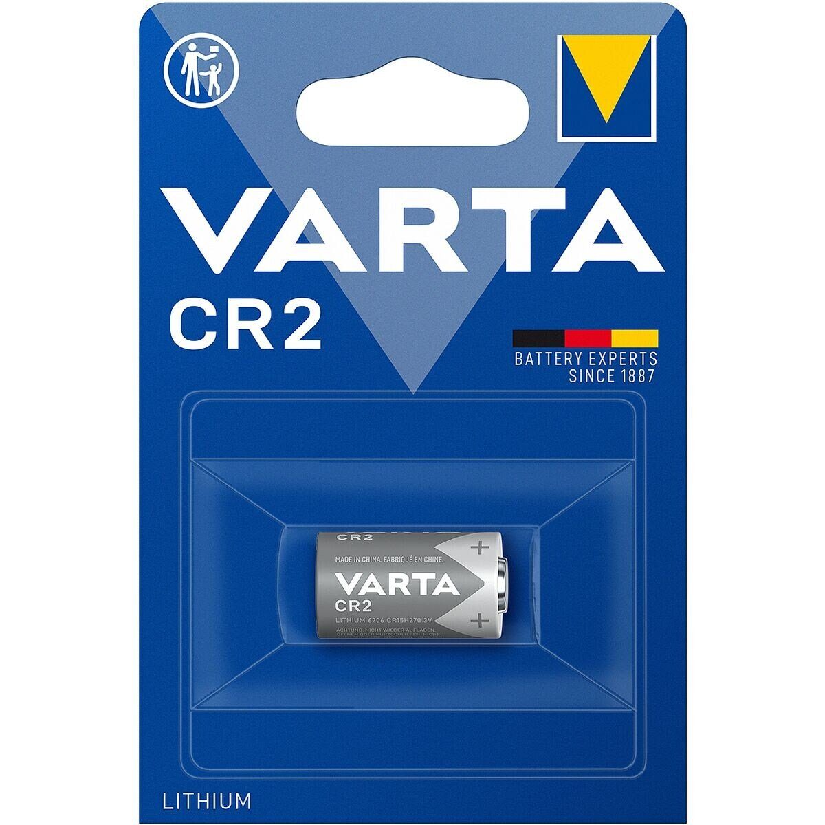 VARTA Photo Lithium Fotobatterie, (3 V, 1 St), CR2 / CR15H270, 3 V, Lithium