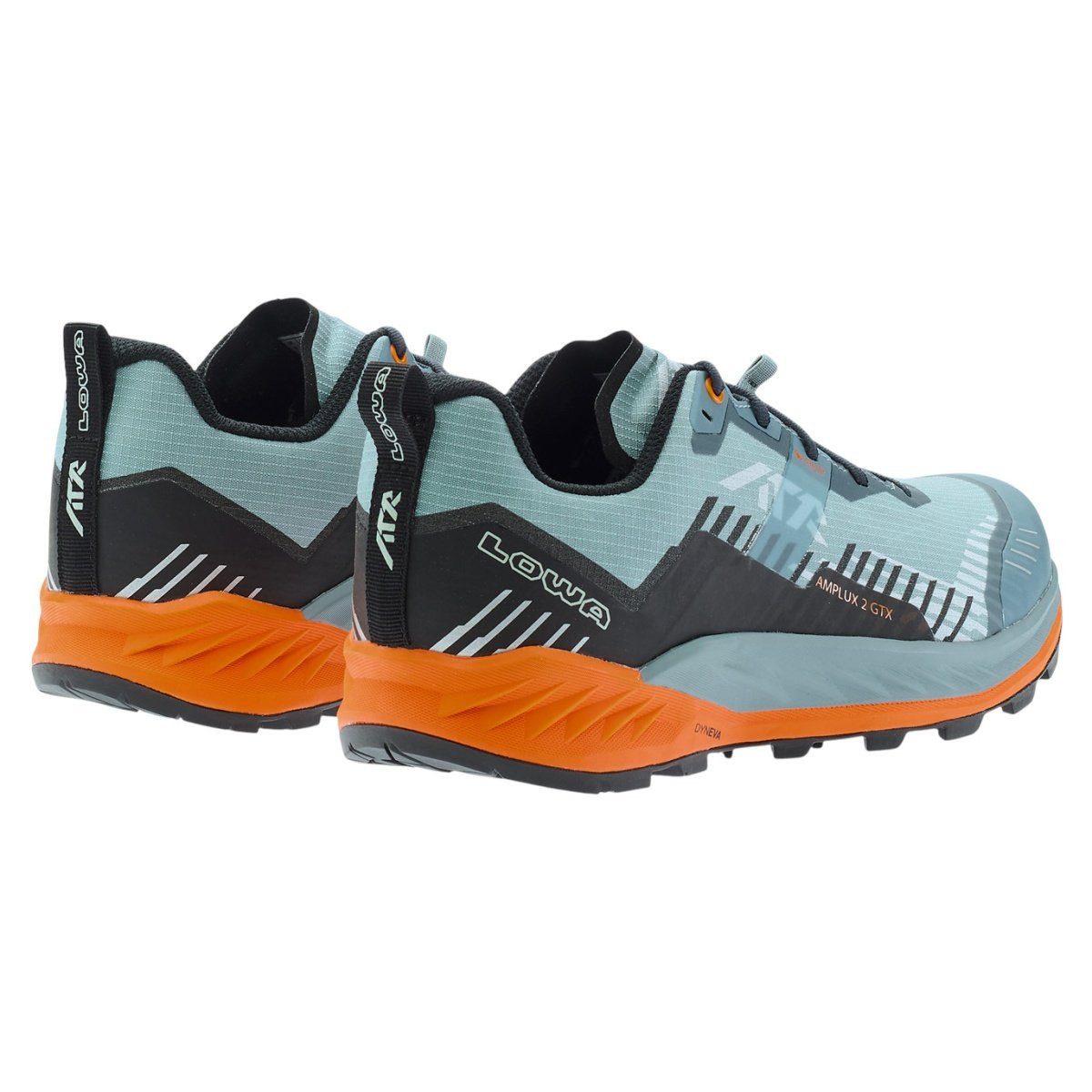 Lowa Amplux 2 GTX (wasserdicht) rauchblau/orange Herren Laufschuh