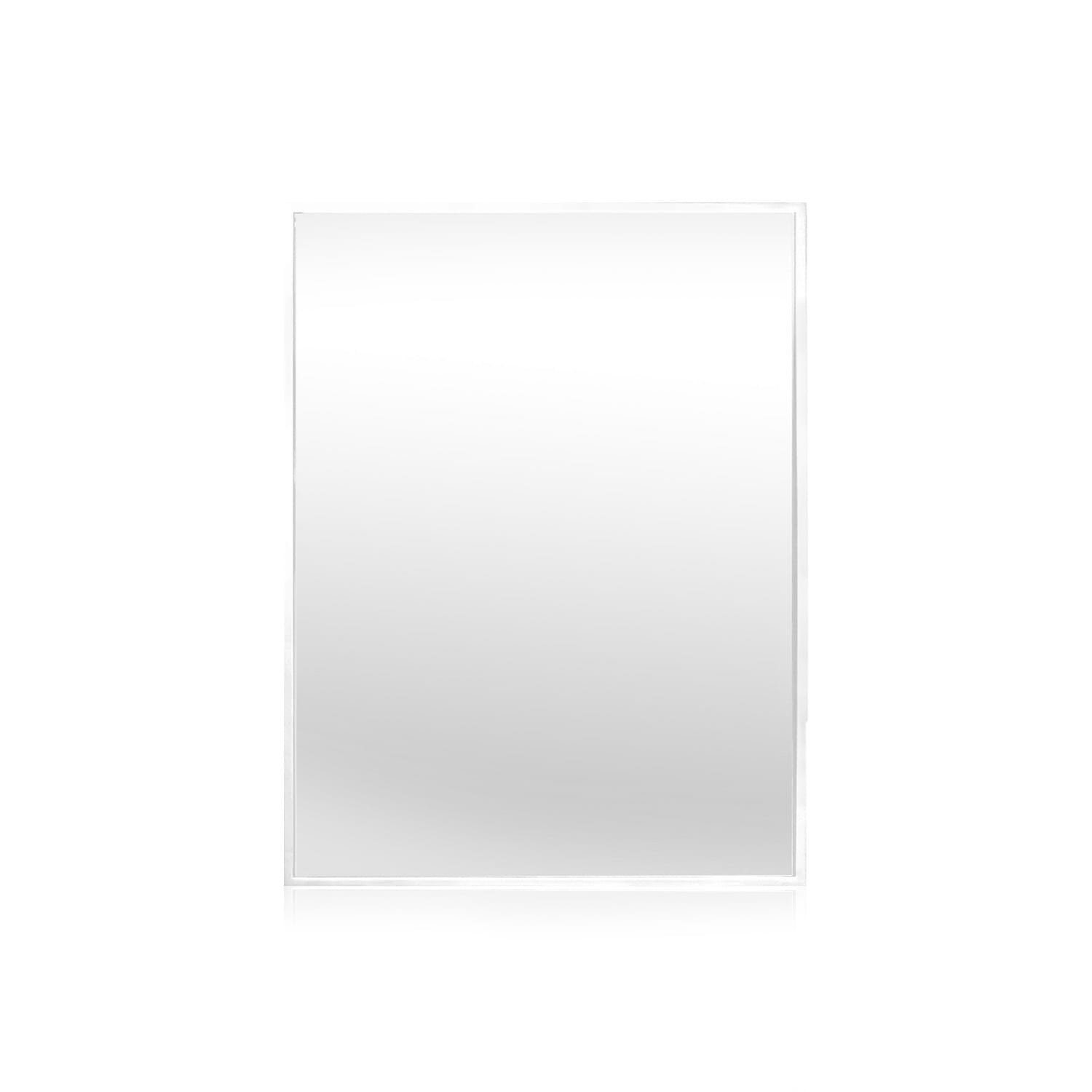 Casa Chic Spiegel Croxley Wandspiegel 90 x 60 cm Weiß | Weiß
