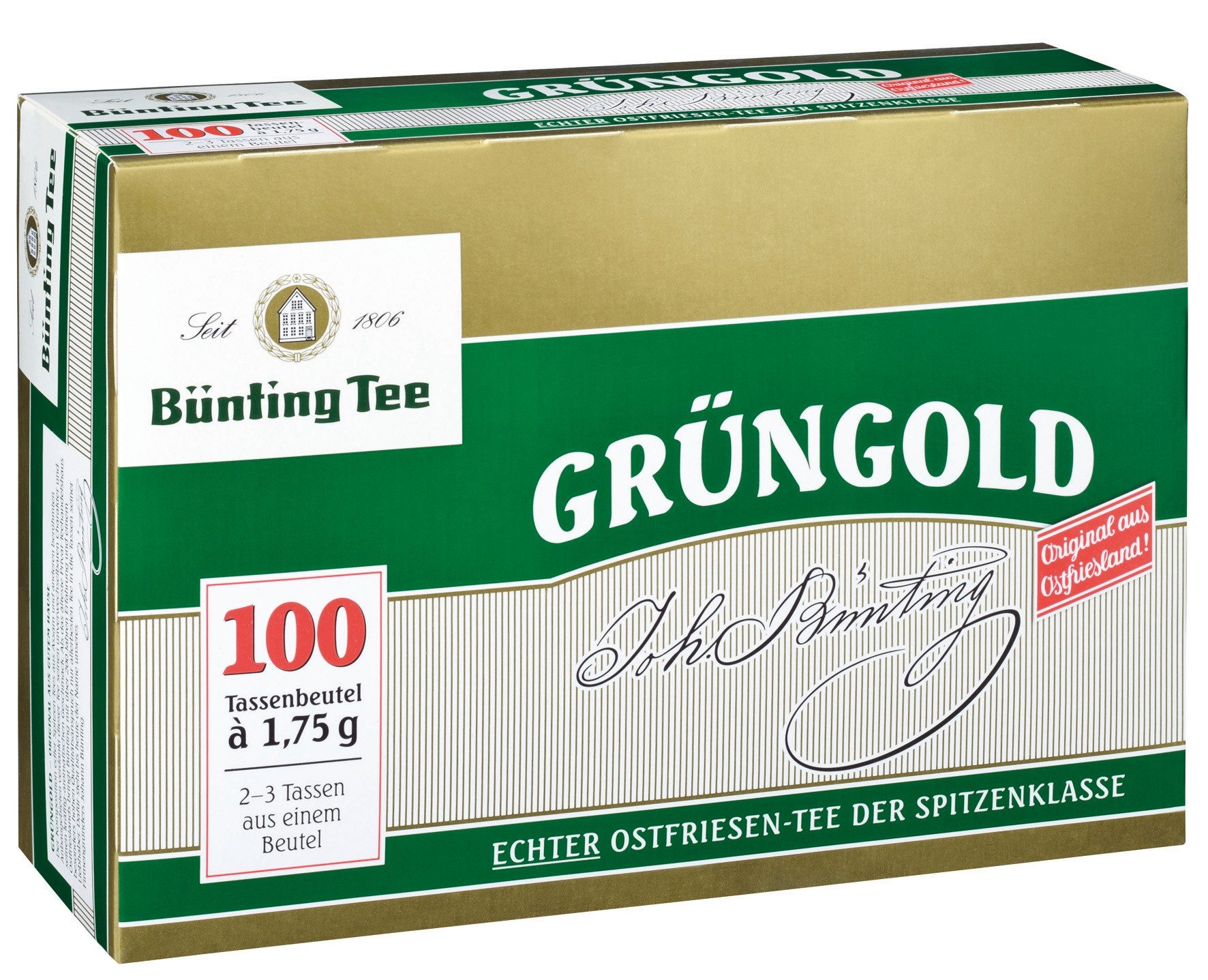 Bünting Tee Tee, Bünting Grüngold 175g