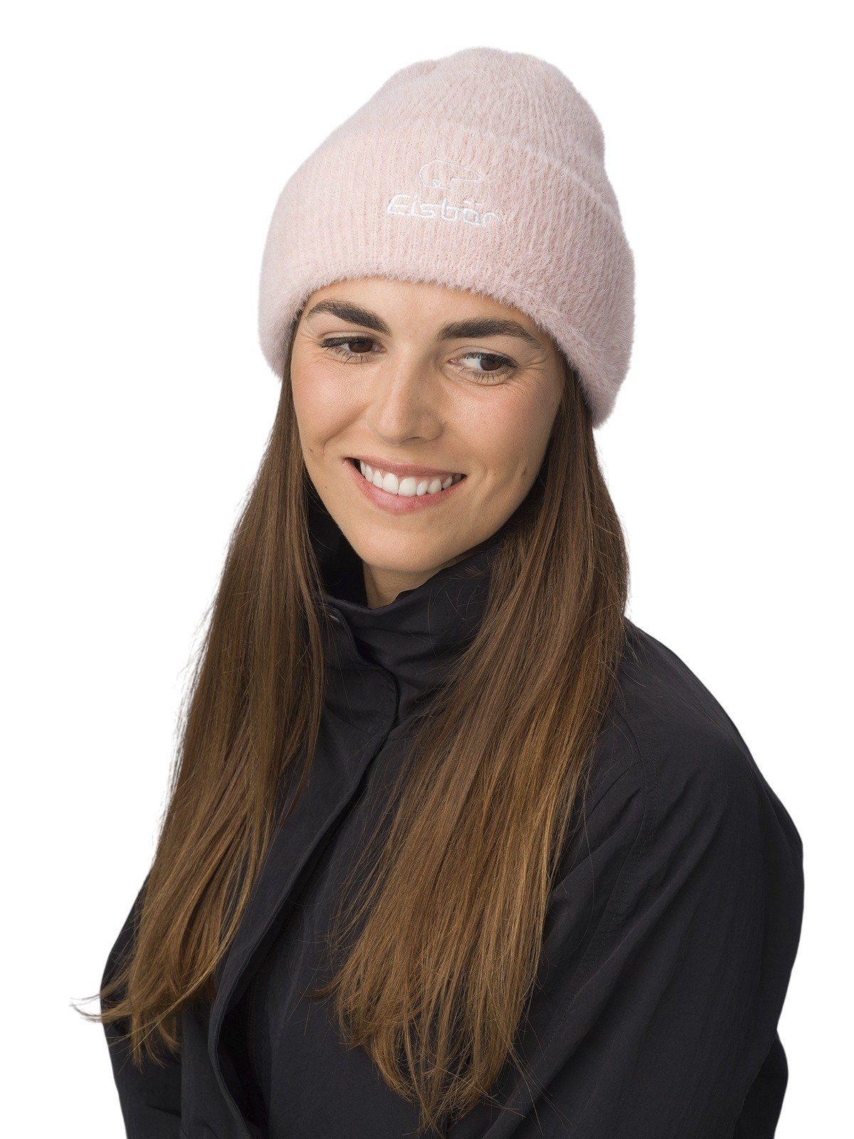 Eisbär Beanie Wintermütze Mana - Flauschige Textur - Damen pink - 1 Stück