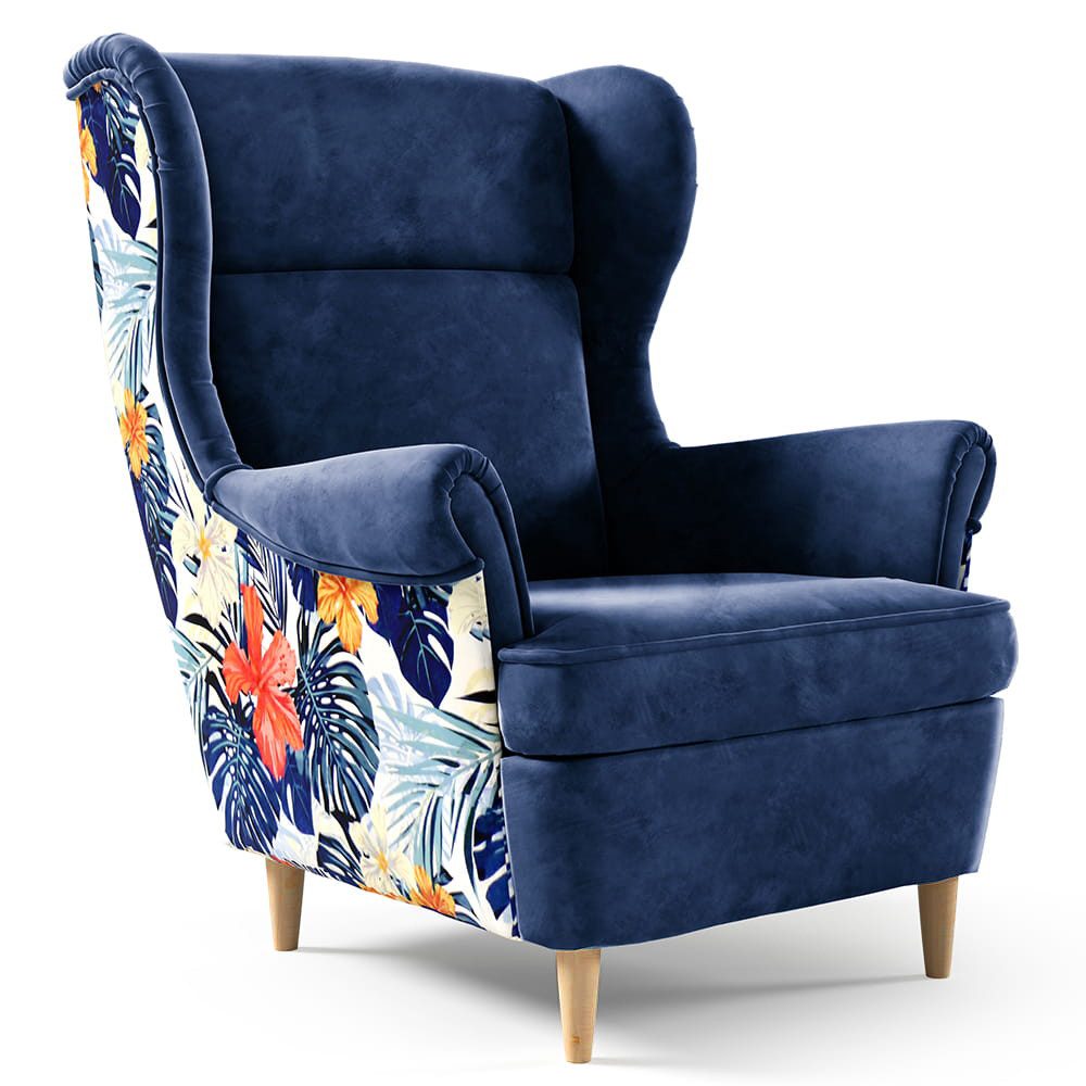 Beautysofa Ohrensessel Havana im skandinavischen Stil (hoher Rückenlehne & modernem Design), 4 trendige Farben zur Auswahl