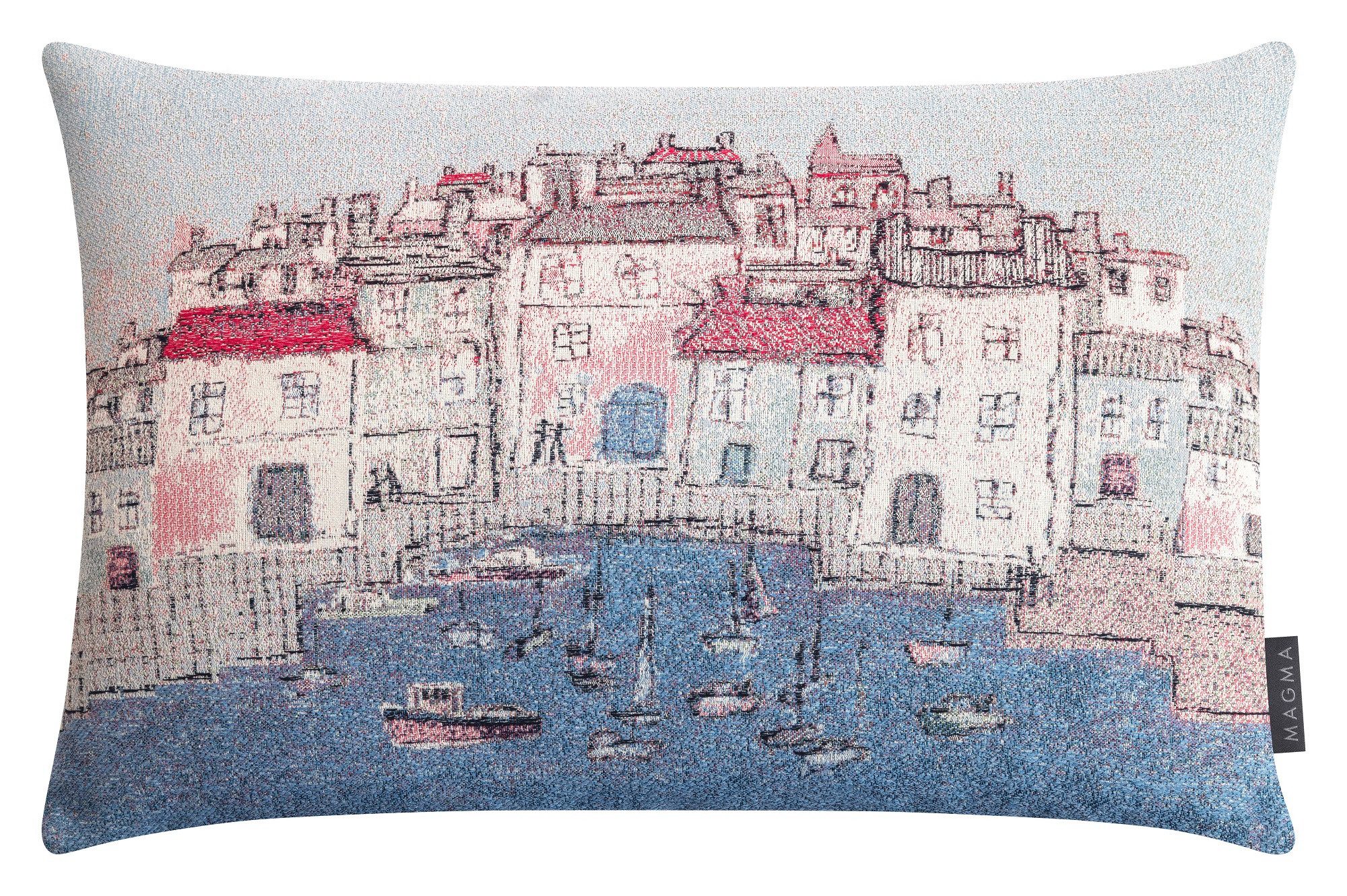 Magma Heimtex Kissenbezug Kissenhülle BIARRITZ ca. 40x60 cm, (1 Stück), Jacquard, Baumwolle-Polyester-Mix französischen Flairs